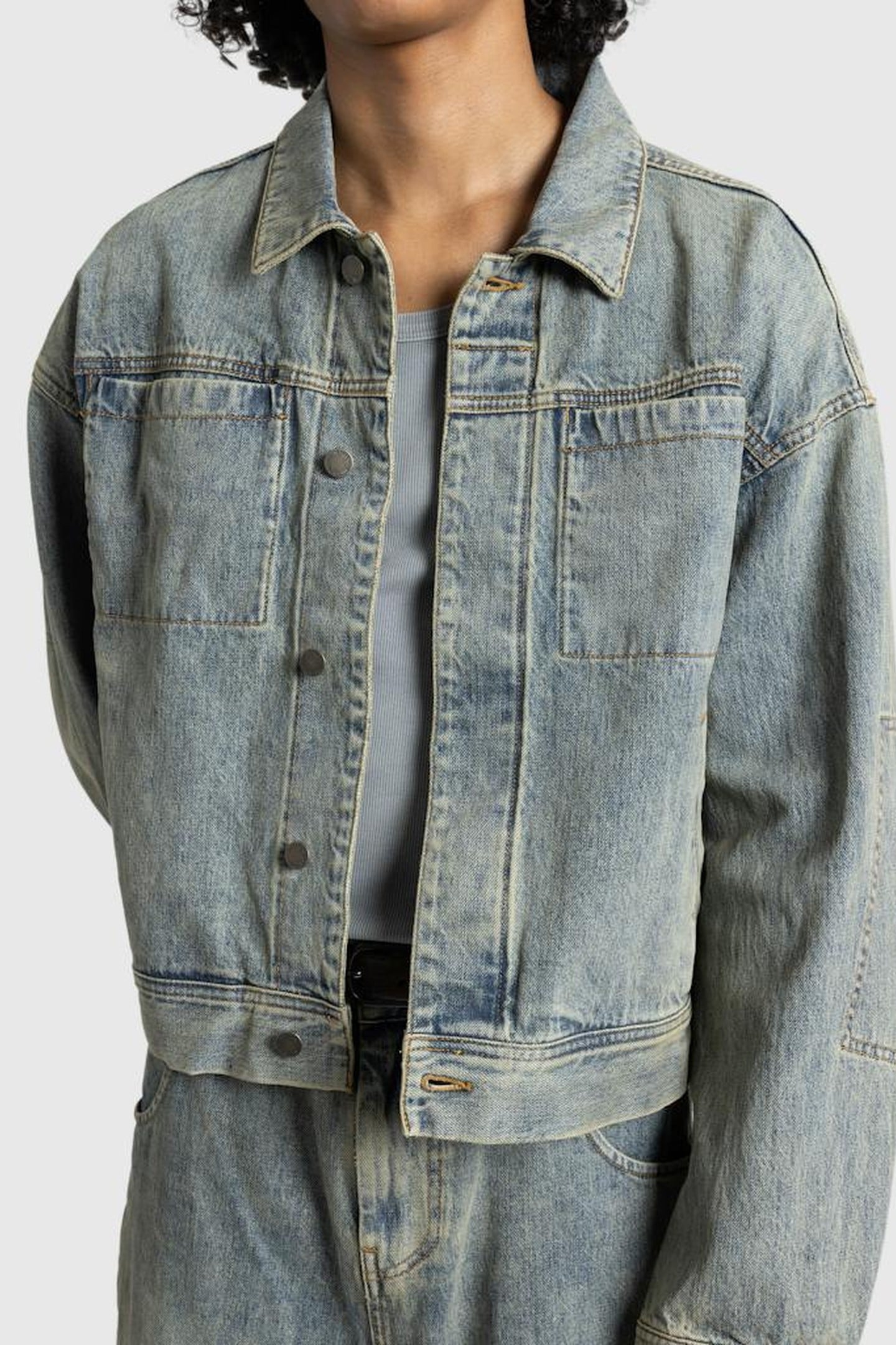 ENTIRE STUDIOS – GEM DENIM JACKET SURFACE WAVE 3
