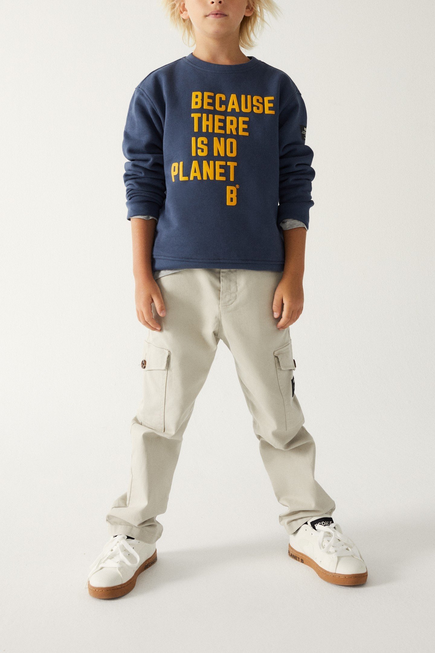 BOYS BARDERAALF SWEATSHIRT BLUE INDIGO 1