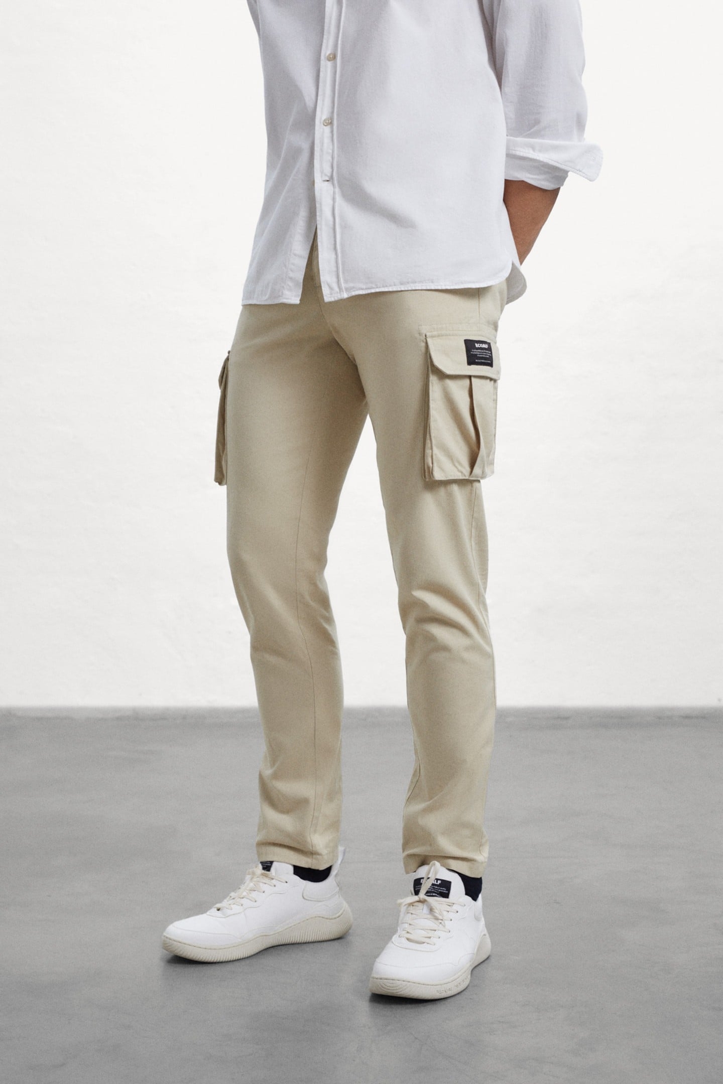 GERIALF CARGO PANTS BEIGE 1