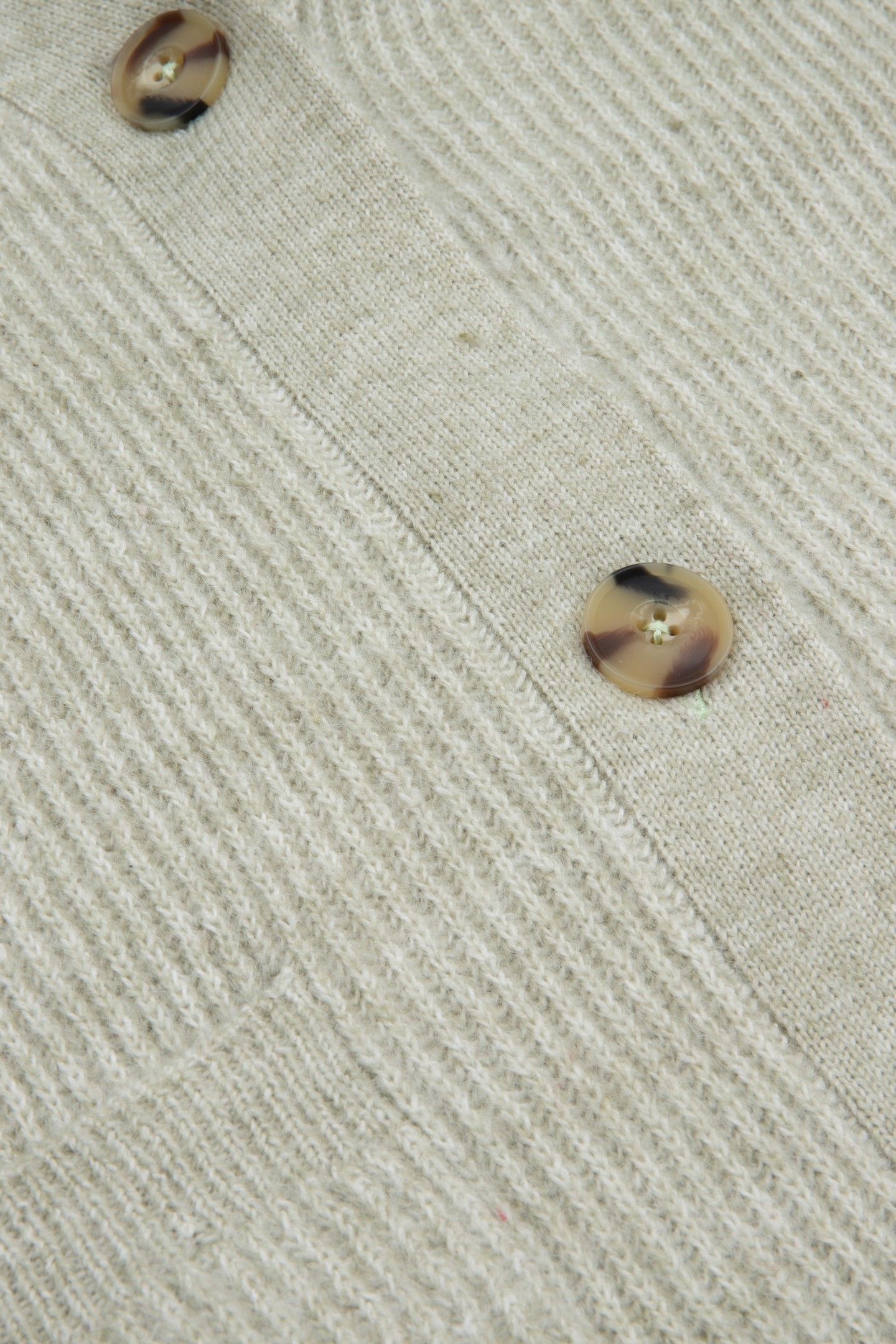 CARDIGAN MELANGE POCKETS LIGHT GREEN 5