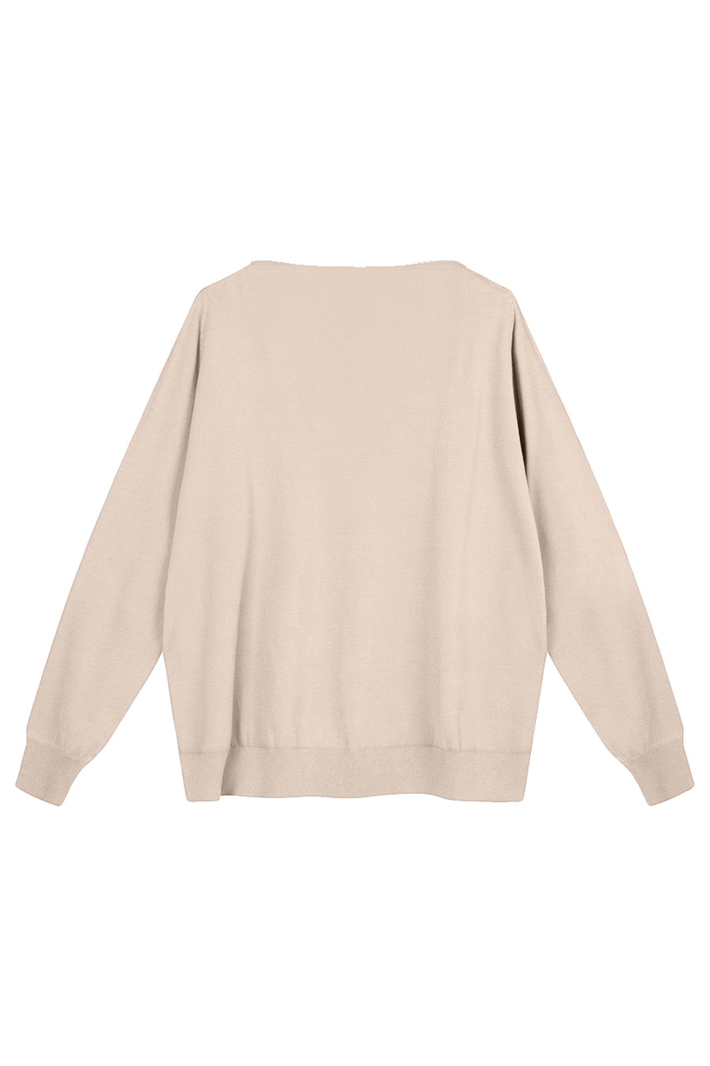 SWEATER RAGLAN V NECK WARM SAND 2
