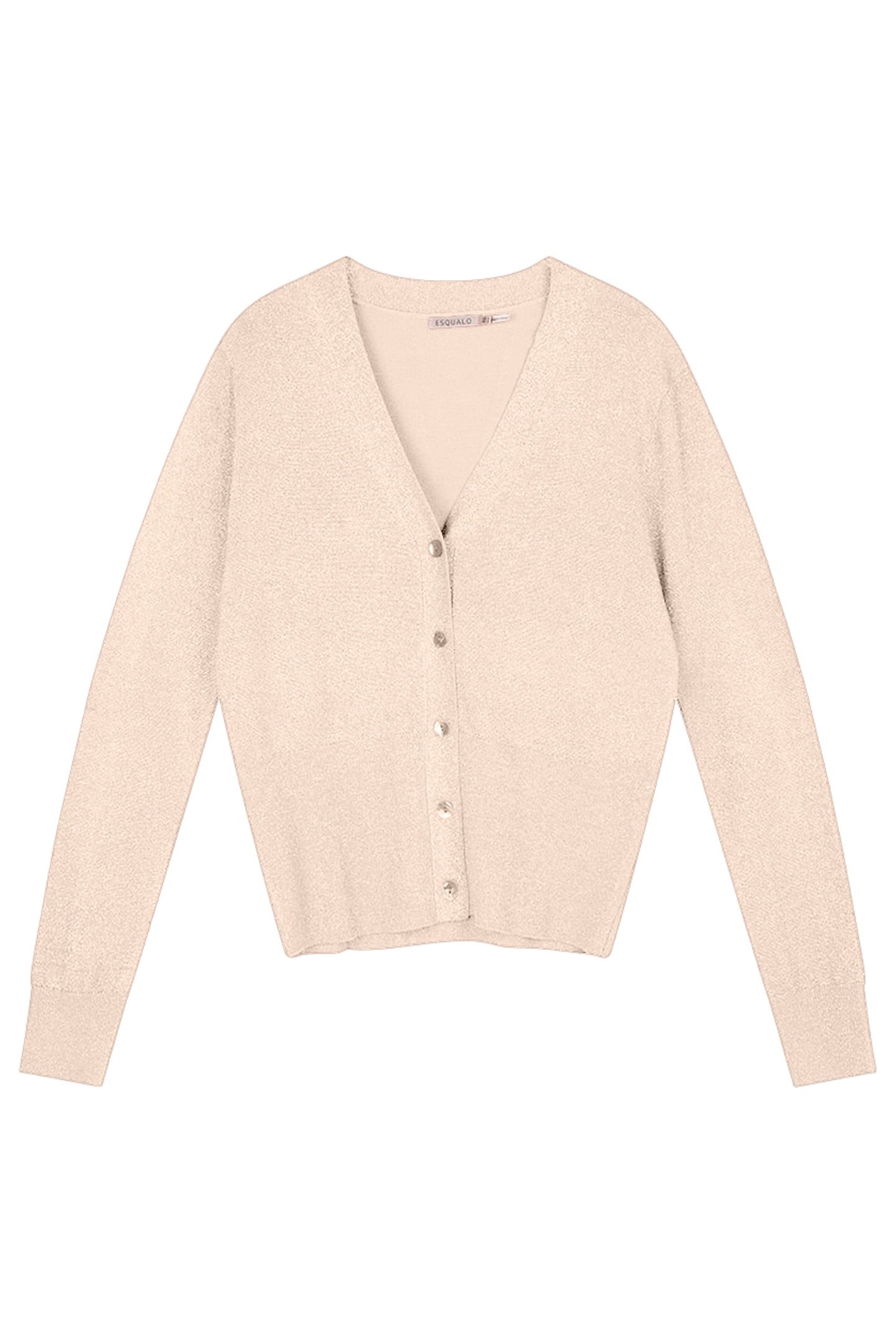 CARDIGAN LUREX HIGH HEM BISCUIT 2