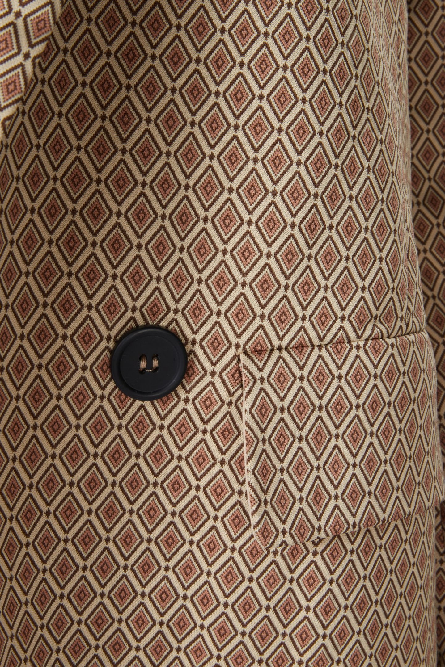 BLAZER DOUBLE BREASTED KNITTED DIAMOND PRINT 7