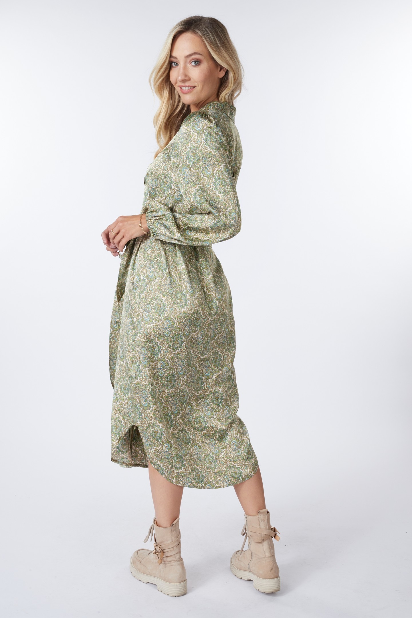 DRESS LONG HIDEAWAY PRINT PRINT 3