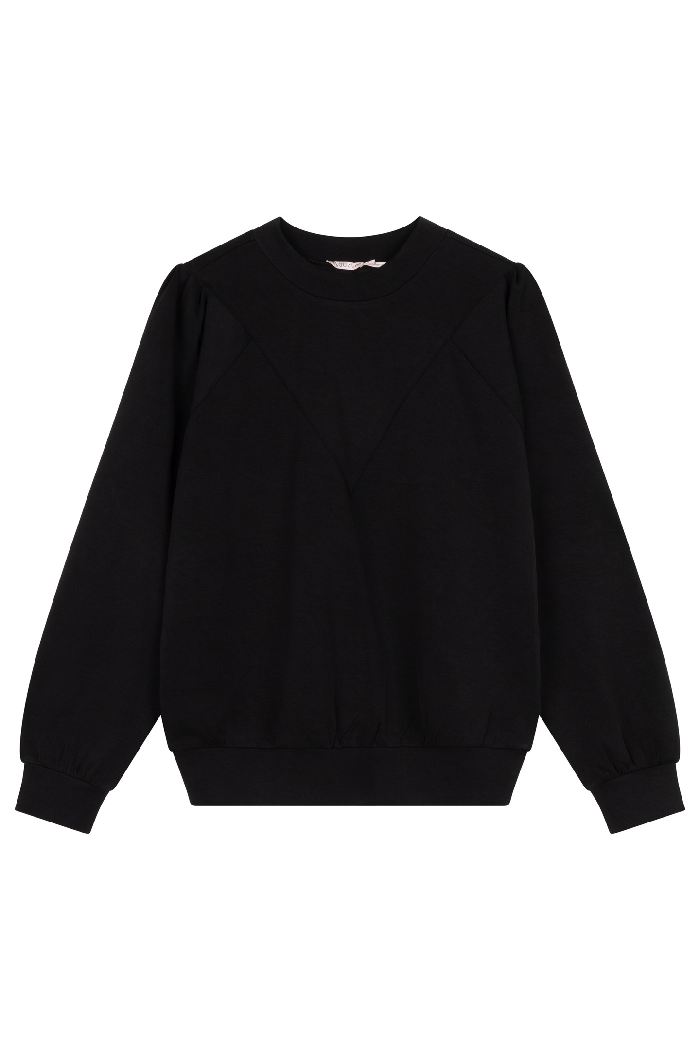 SWEATER GATHERING MODAL BLACK 5