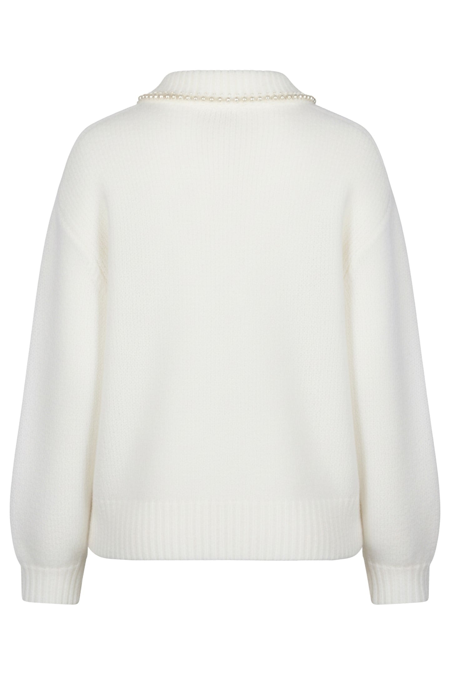 SWEATER BEADS COLLAR OFF WHITE 2