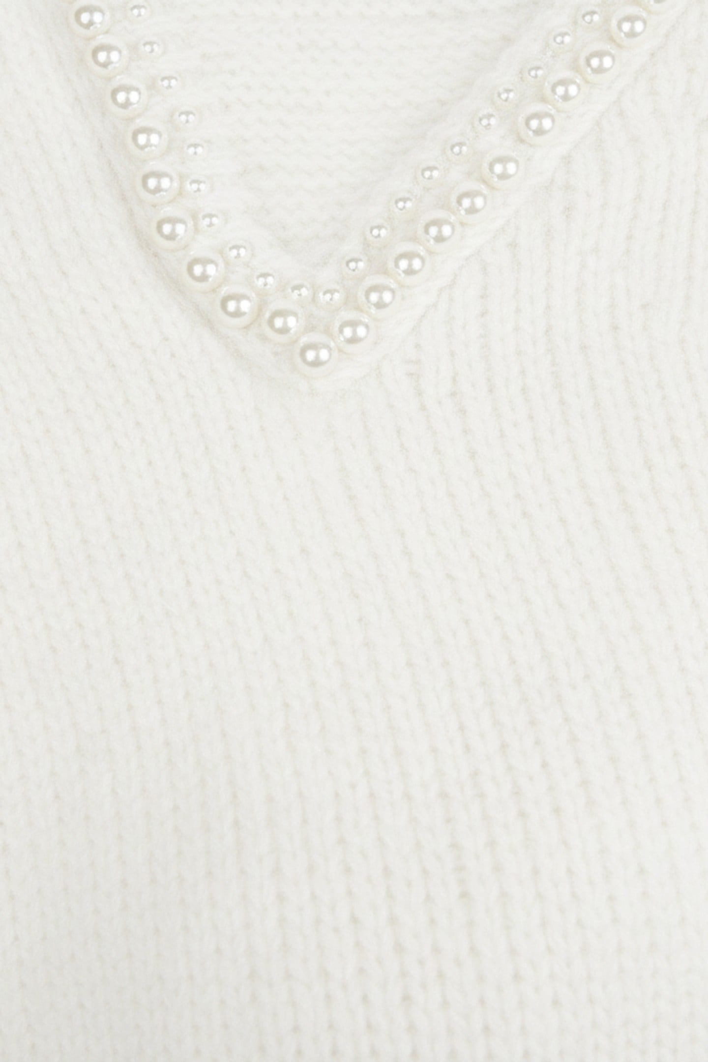 SWEATER BEADS COLLAR OFF WHITE 3