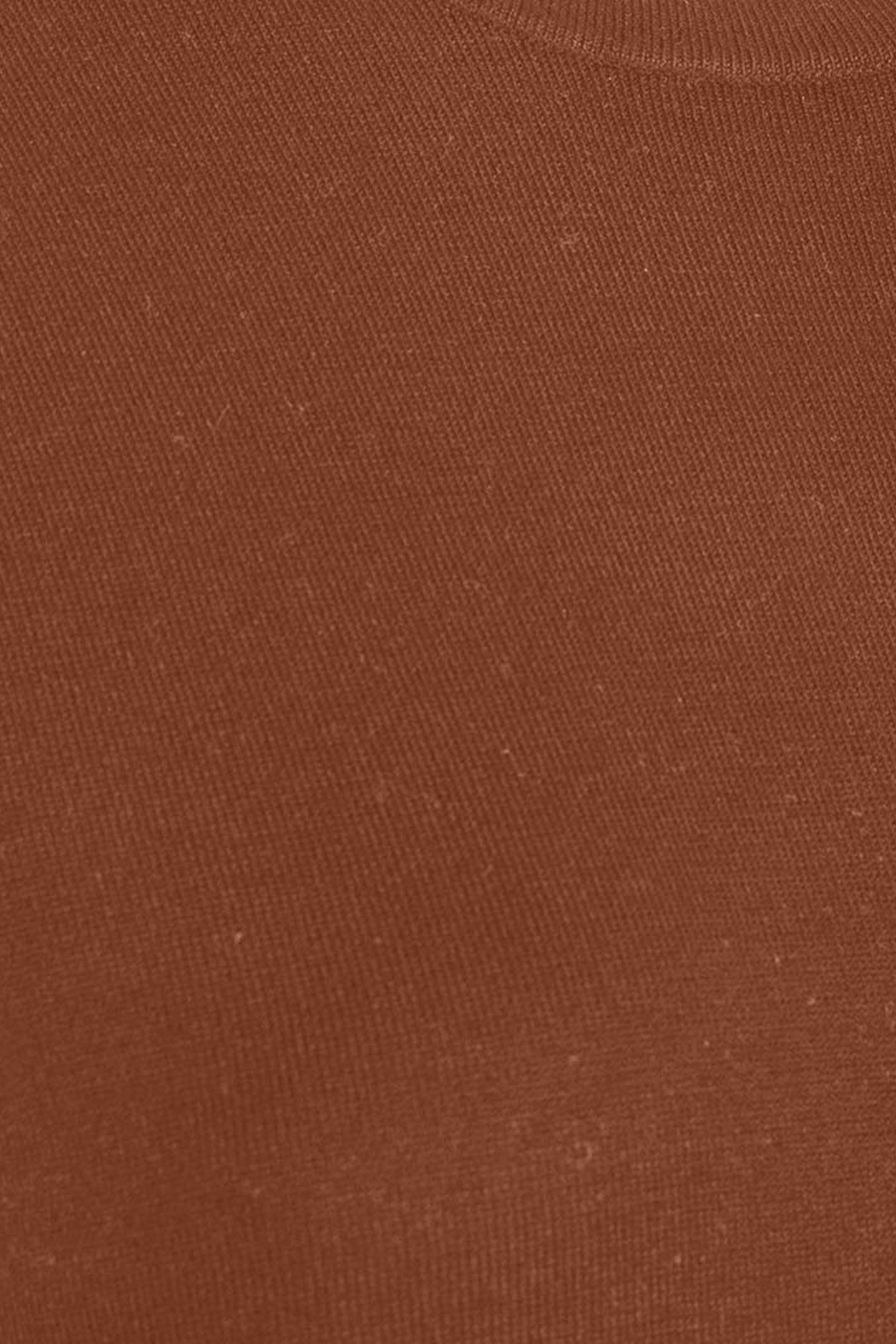 SWEATER R-NECK BUTTONED SLEEVE CUFF BROWN 3