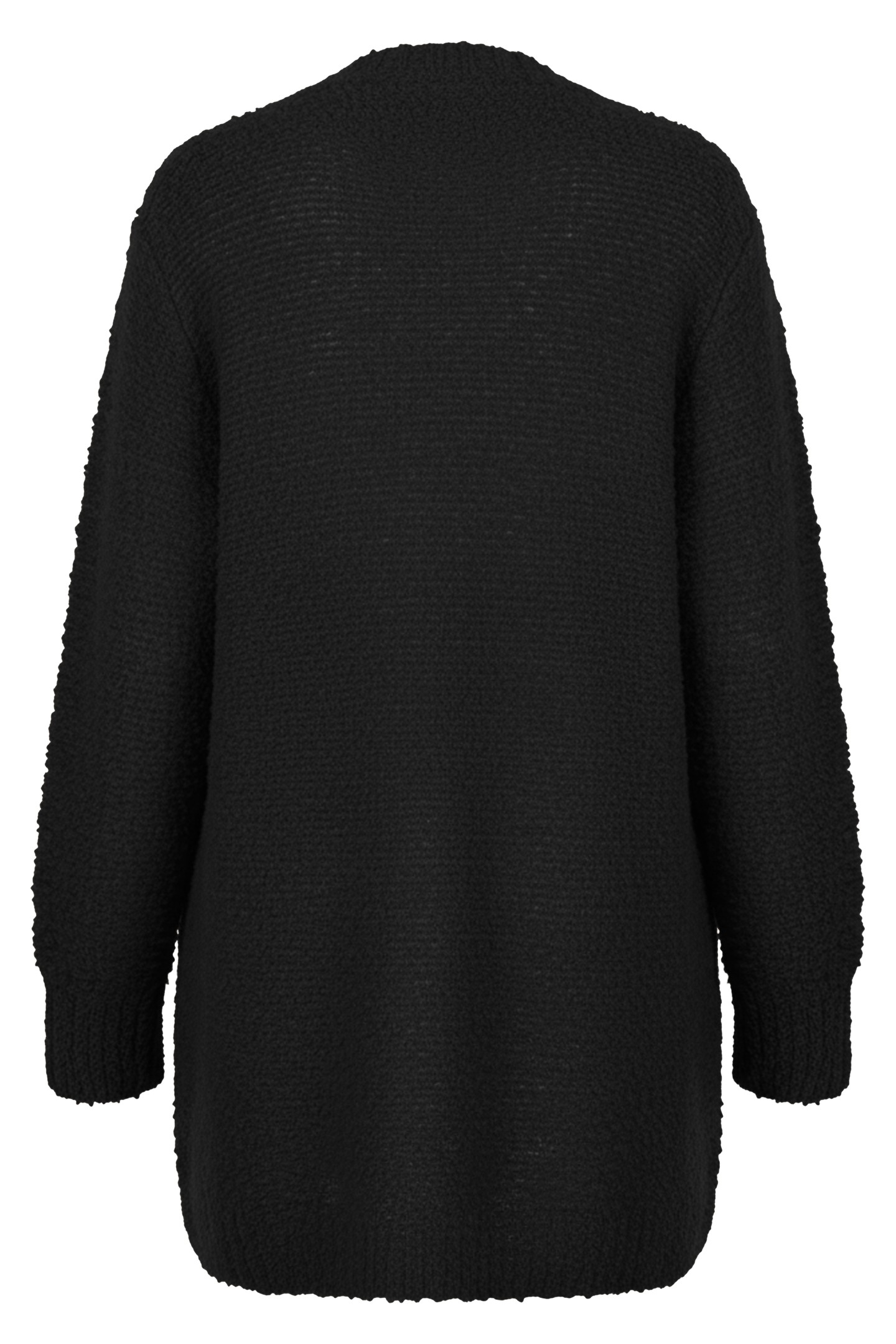 CARDIGAN BOUCLE KNIT BLACK 2