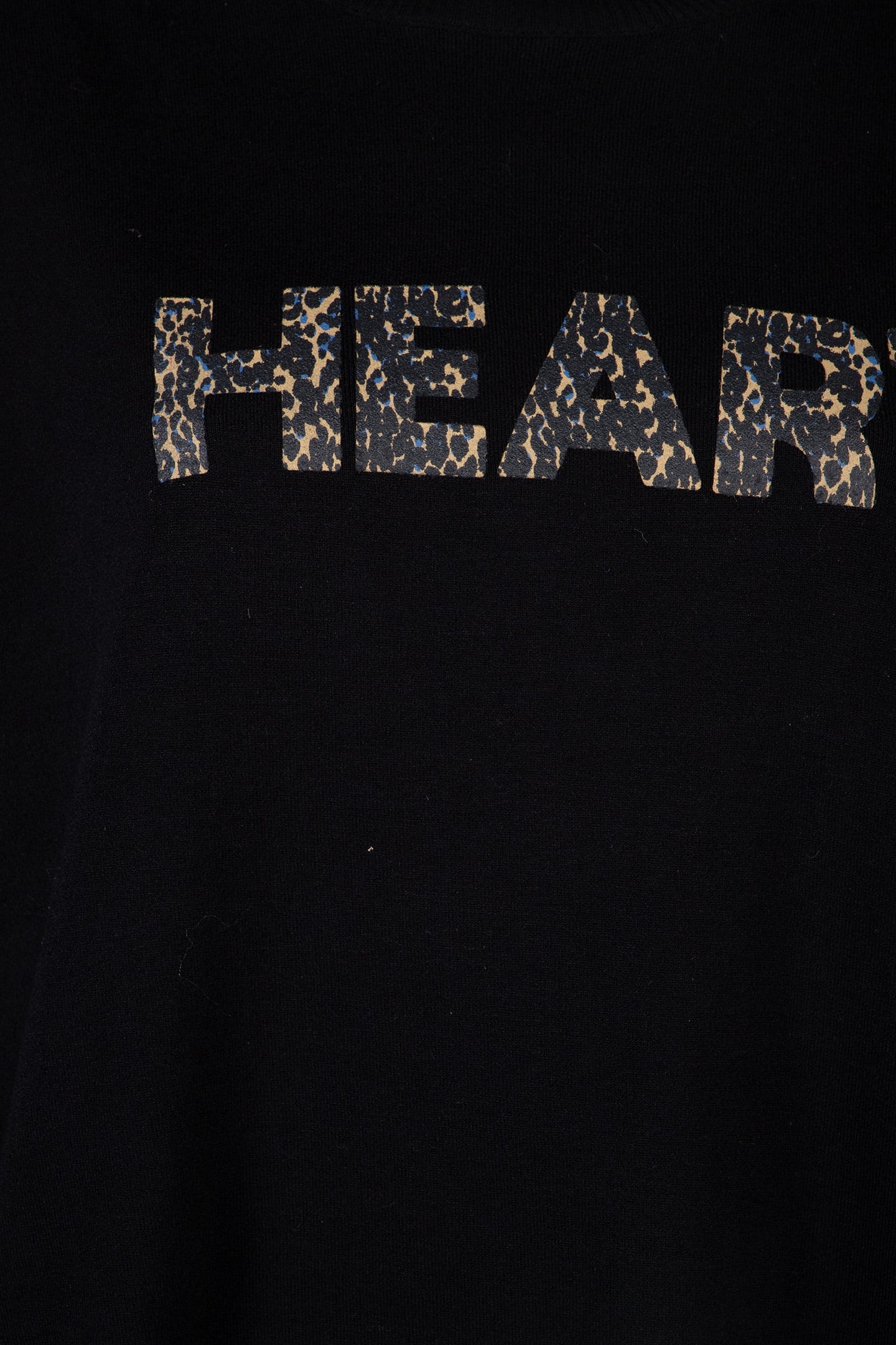 SWEATER LEOPARD “HEART" BLACK 4