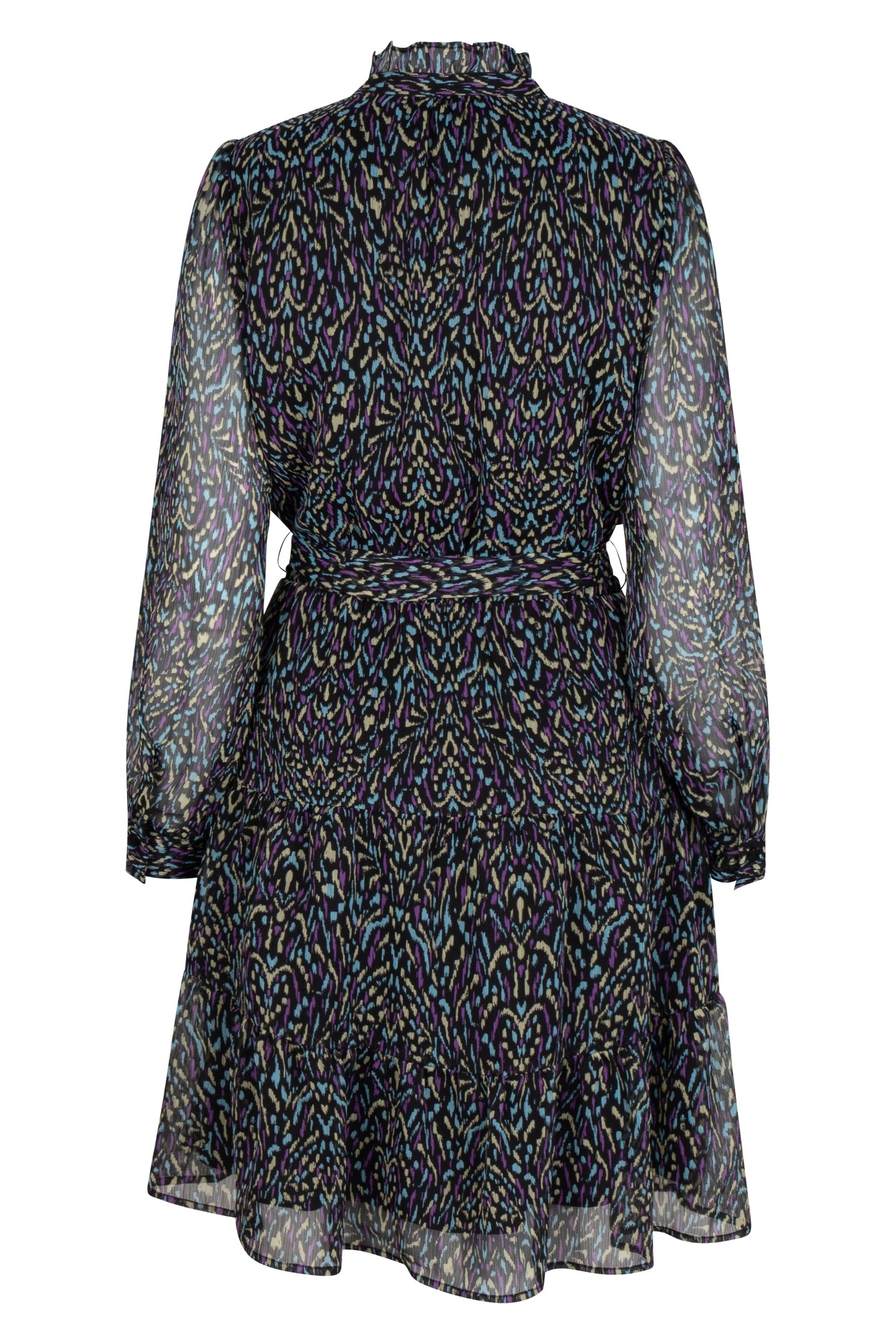 DRESS SHORT PIN TUCK MAGIC EARTH PRINT 4