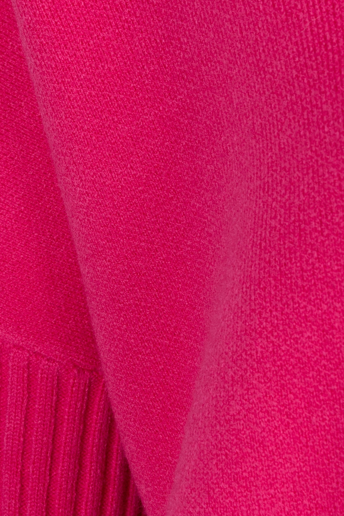 SWEATER COL FRINGES FUCHSIA 7