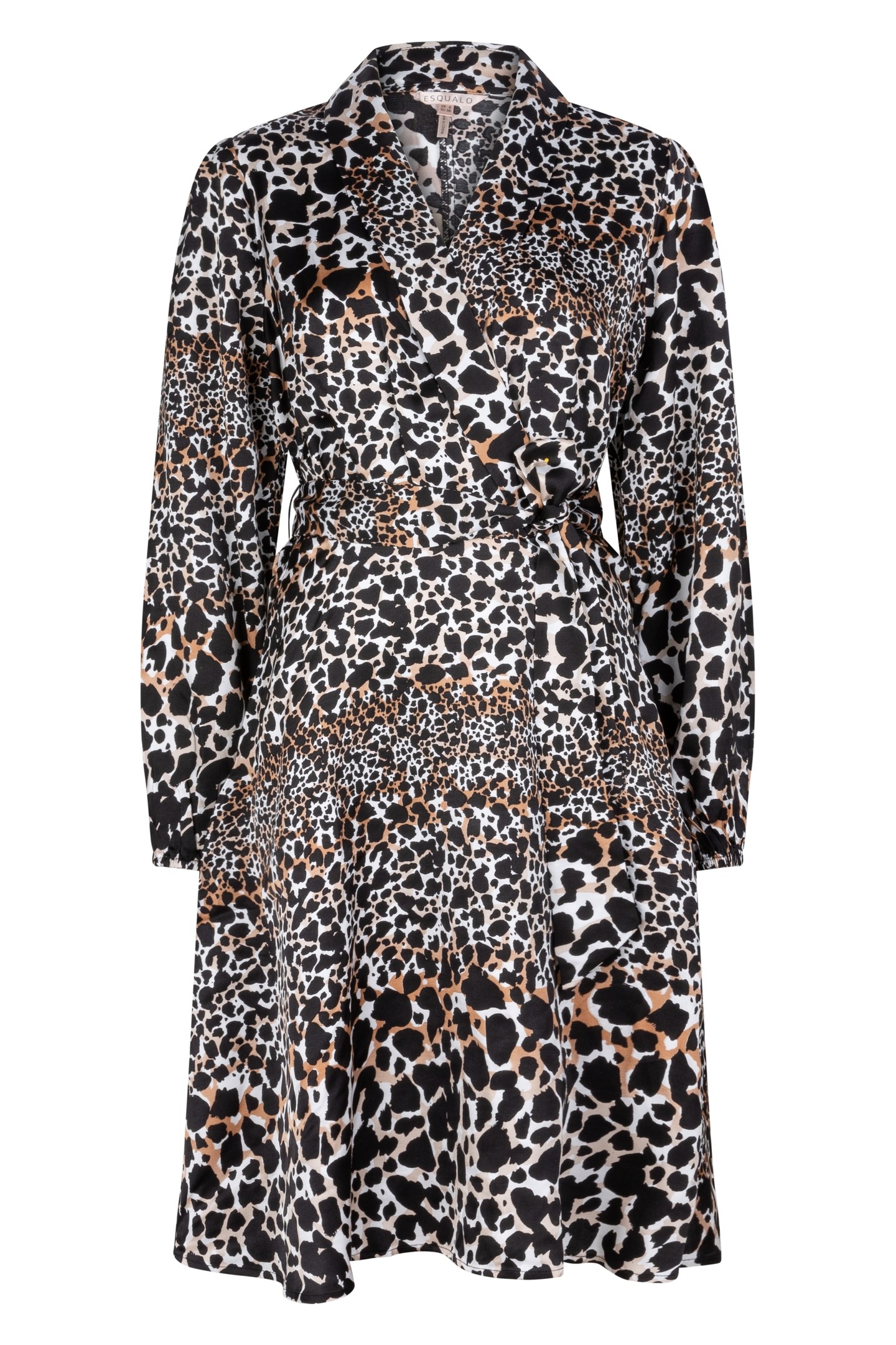 DRESS SCATTERED ILLUSION PRINT 5