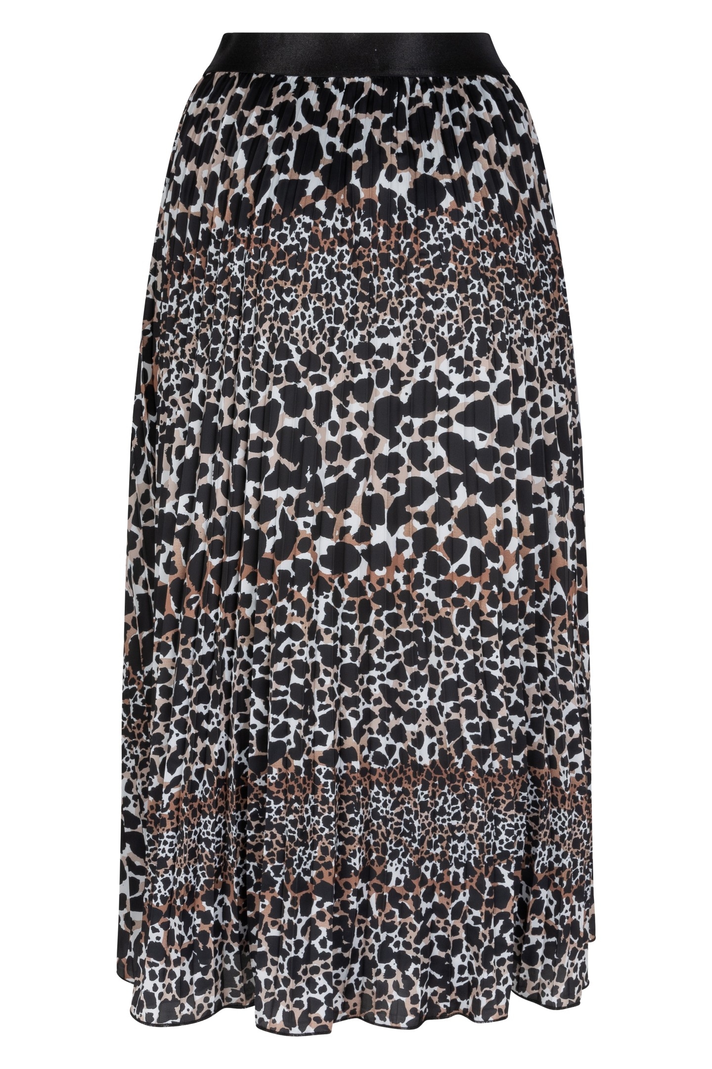 SKIRT PLISSE SCATTERED ILLUSION PRINT 5
