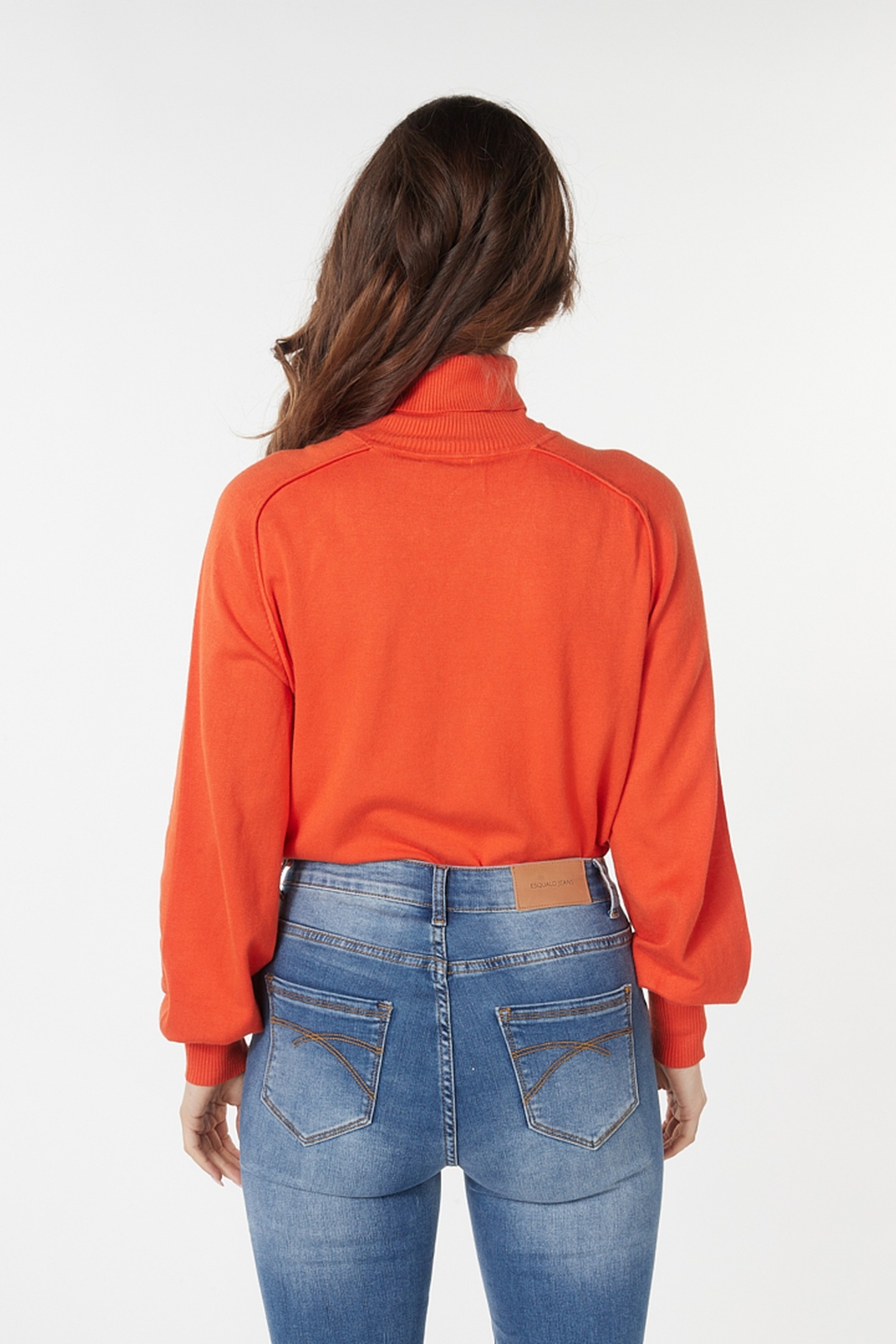 SWEATER RAGLAN COL RED CLAY 3