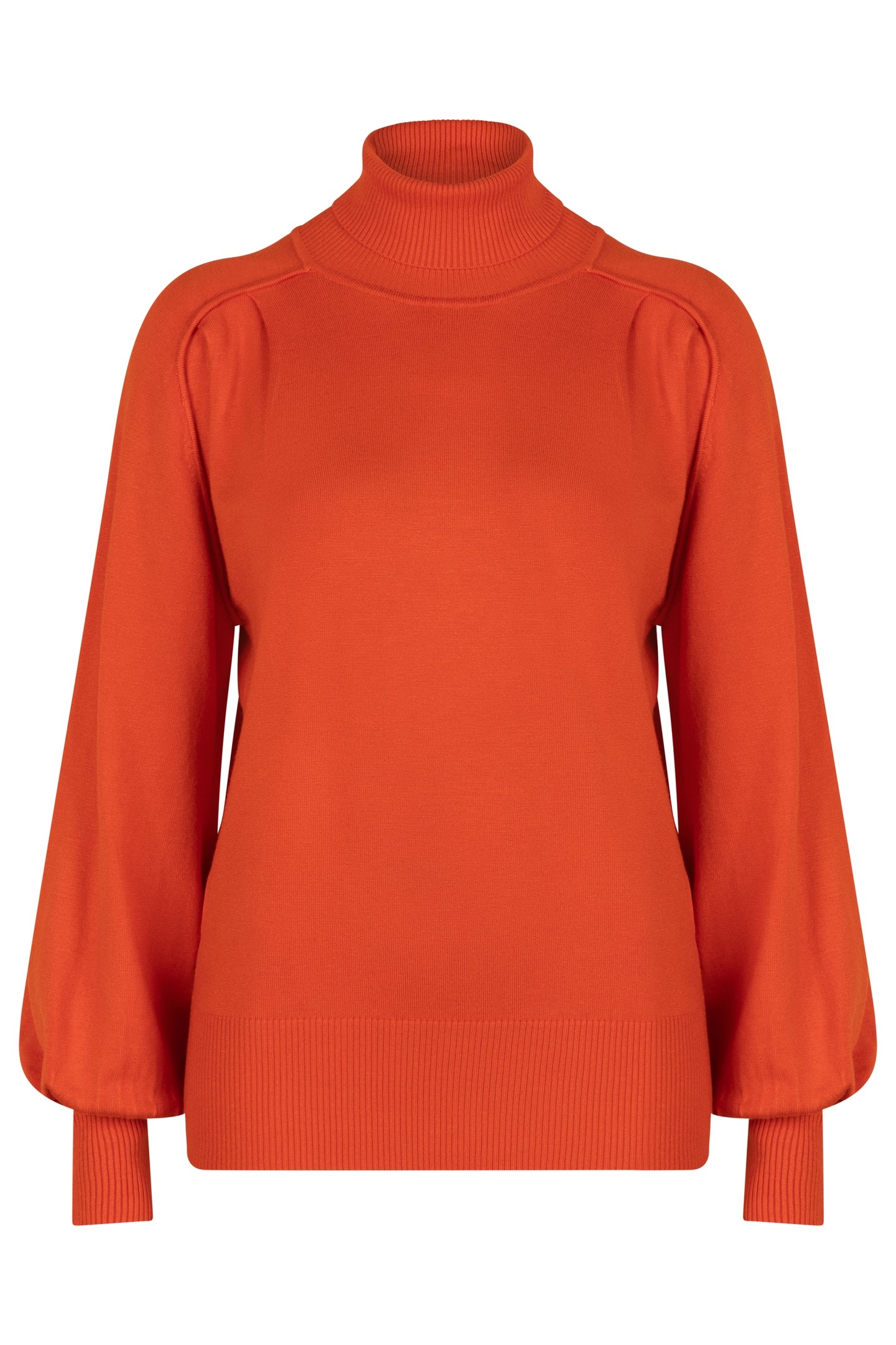 SWEATER RAGLAN COL RED CLAY 4