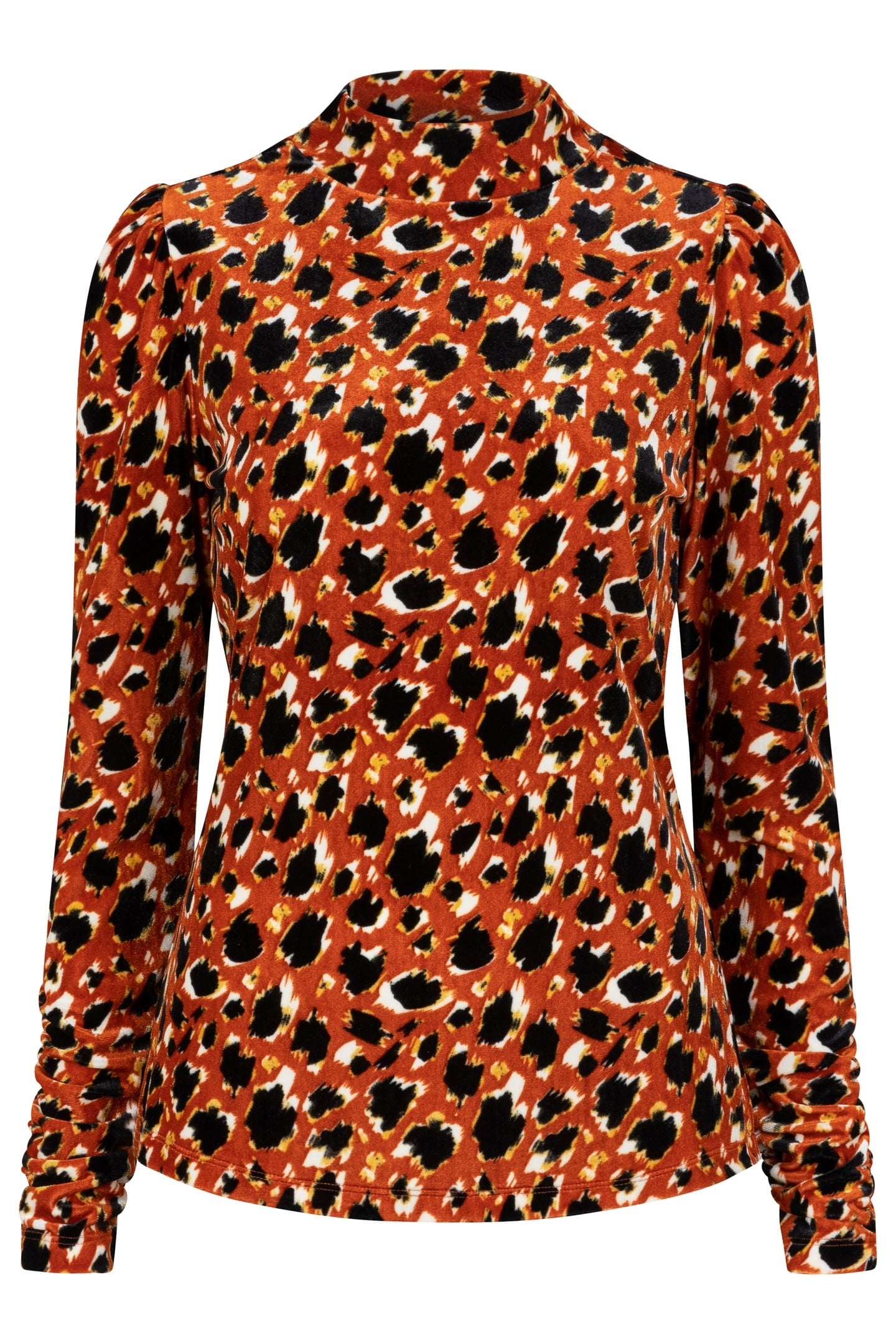 TOP VELOURS LEOPARD SKINS PRINT 1