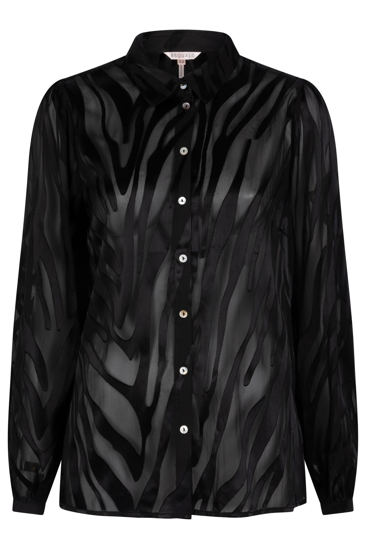 BLOUSE JACQUARD BLACK 4