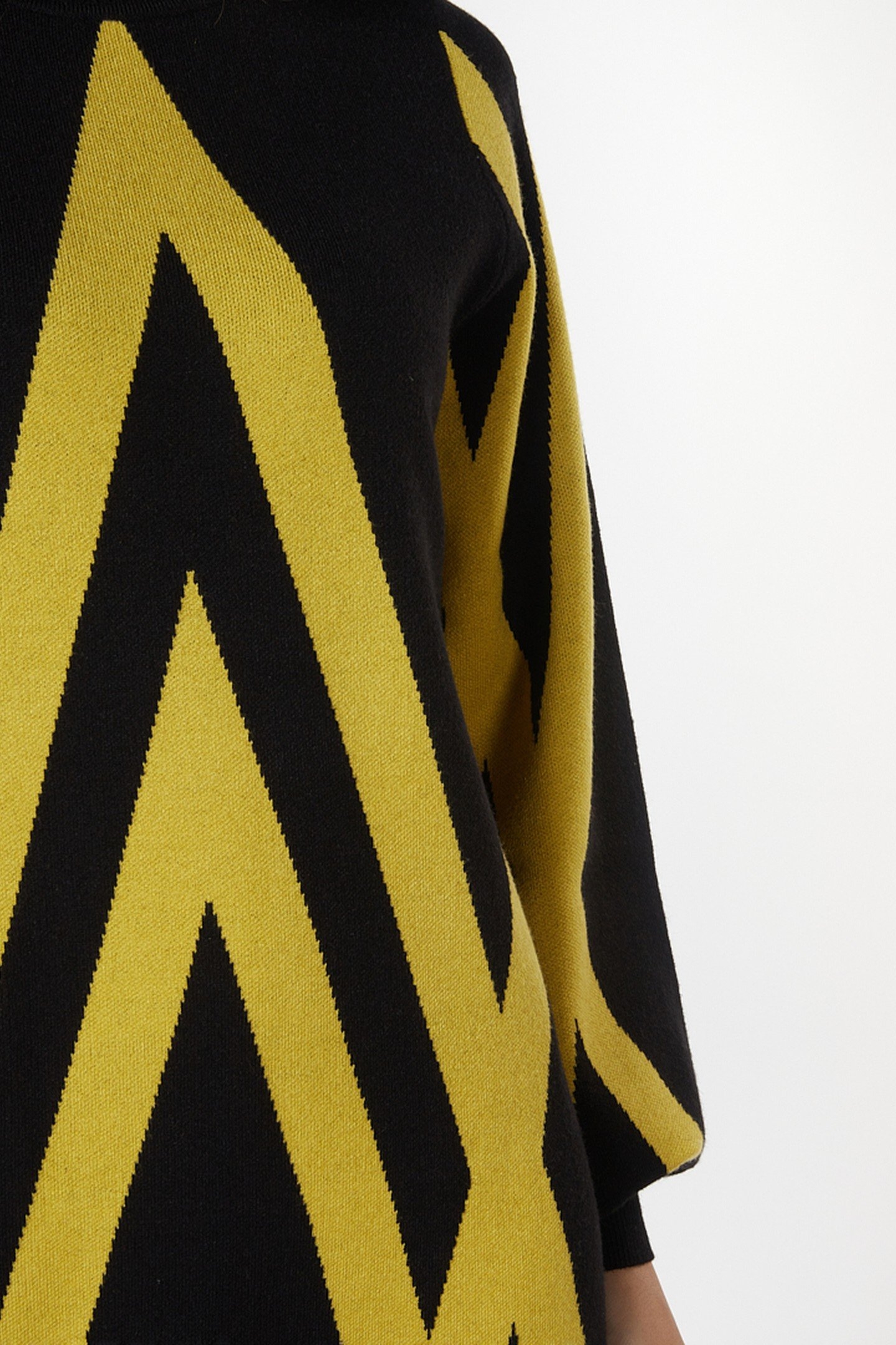 DRESS INTARSIA WARM OLIVE 6