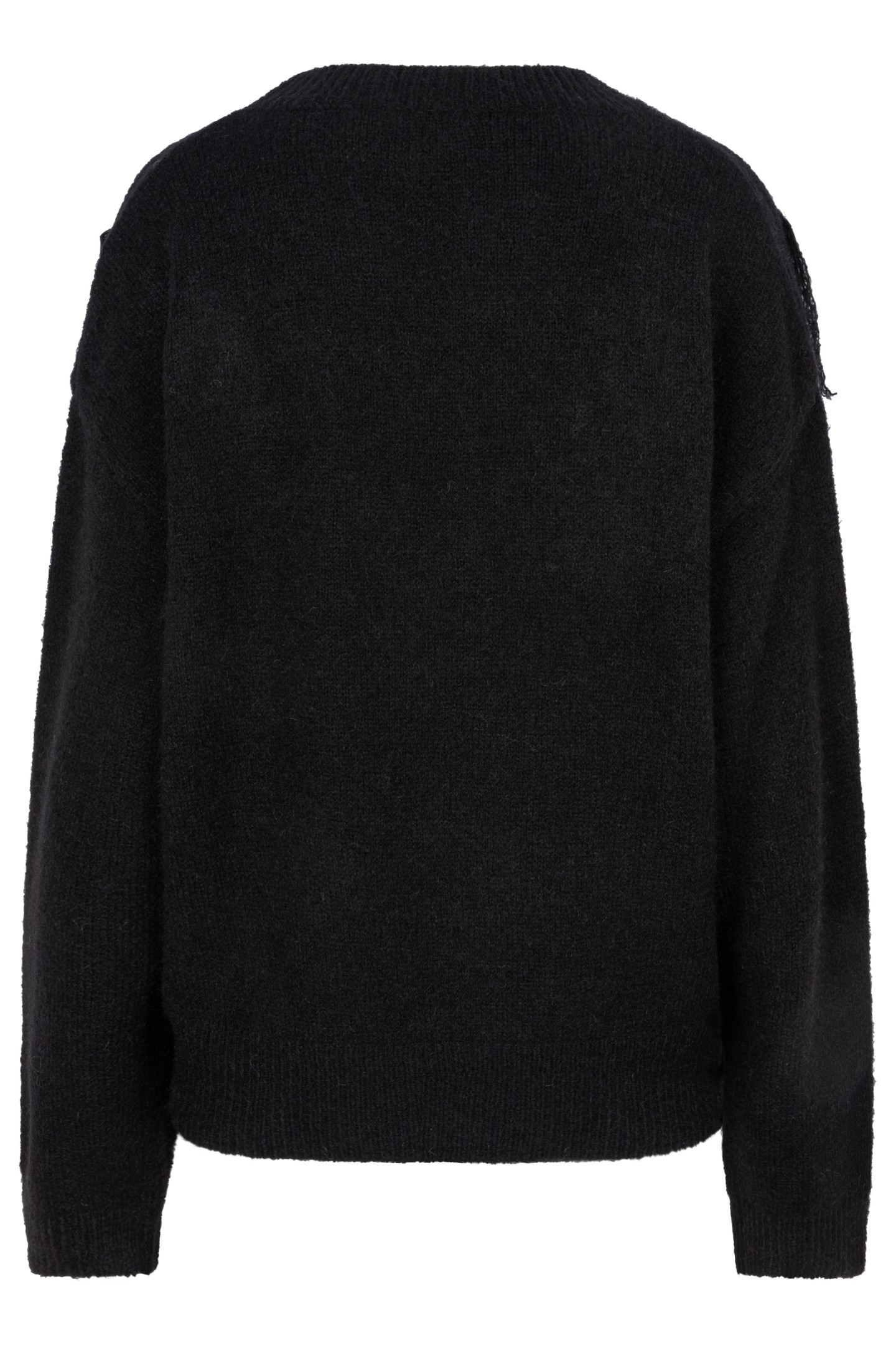 SWEATER FRINGES BLACK 6