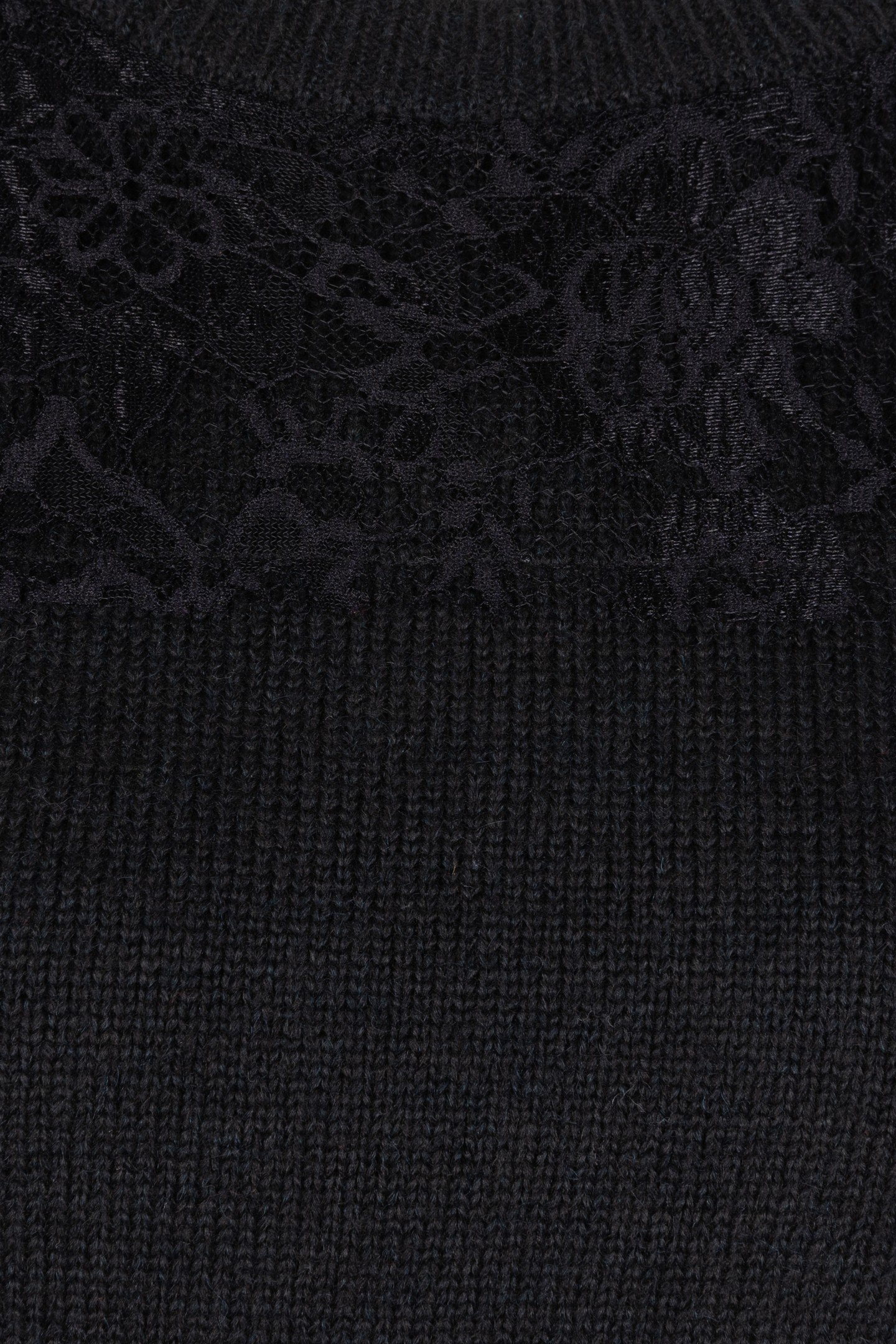 SWEATER KNIT LACE BLACK 3