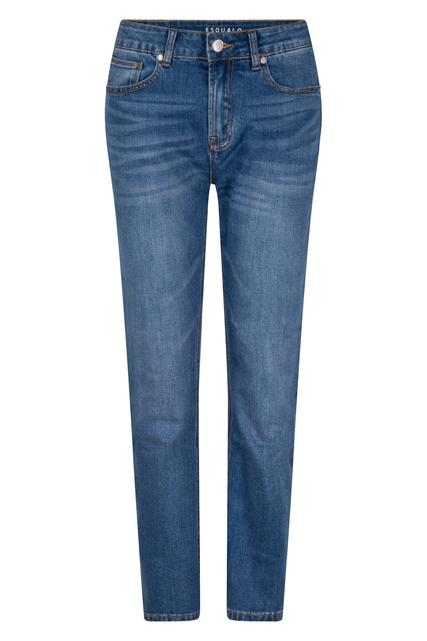 TROUSERS VINTAGE HIGH WAIST JEANS BLUE 4