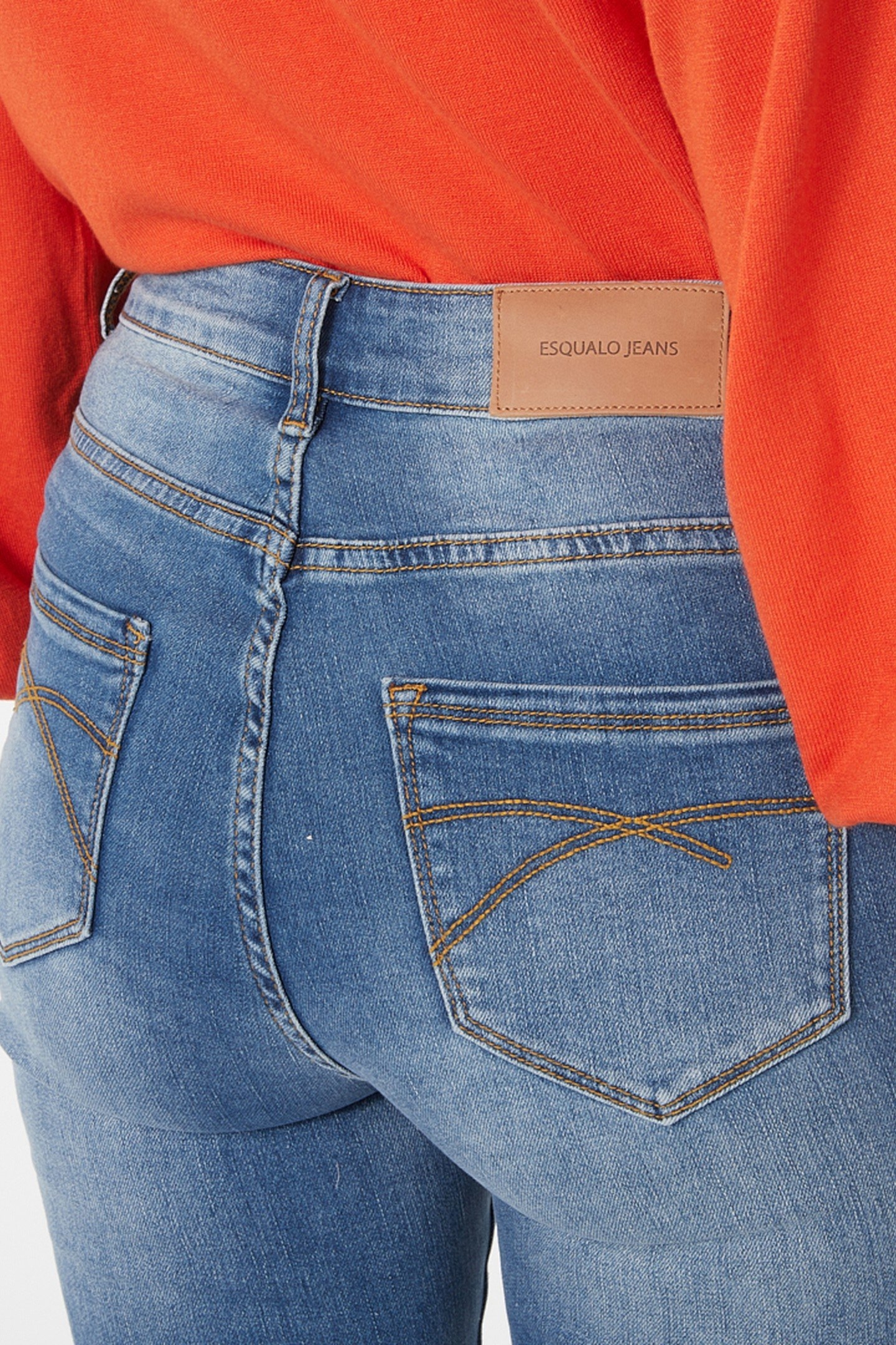 TROUSERS DENIM FLAIR BLUE 7