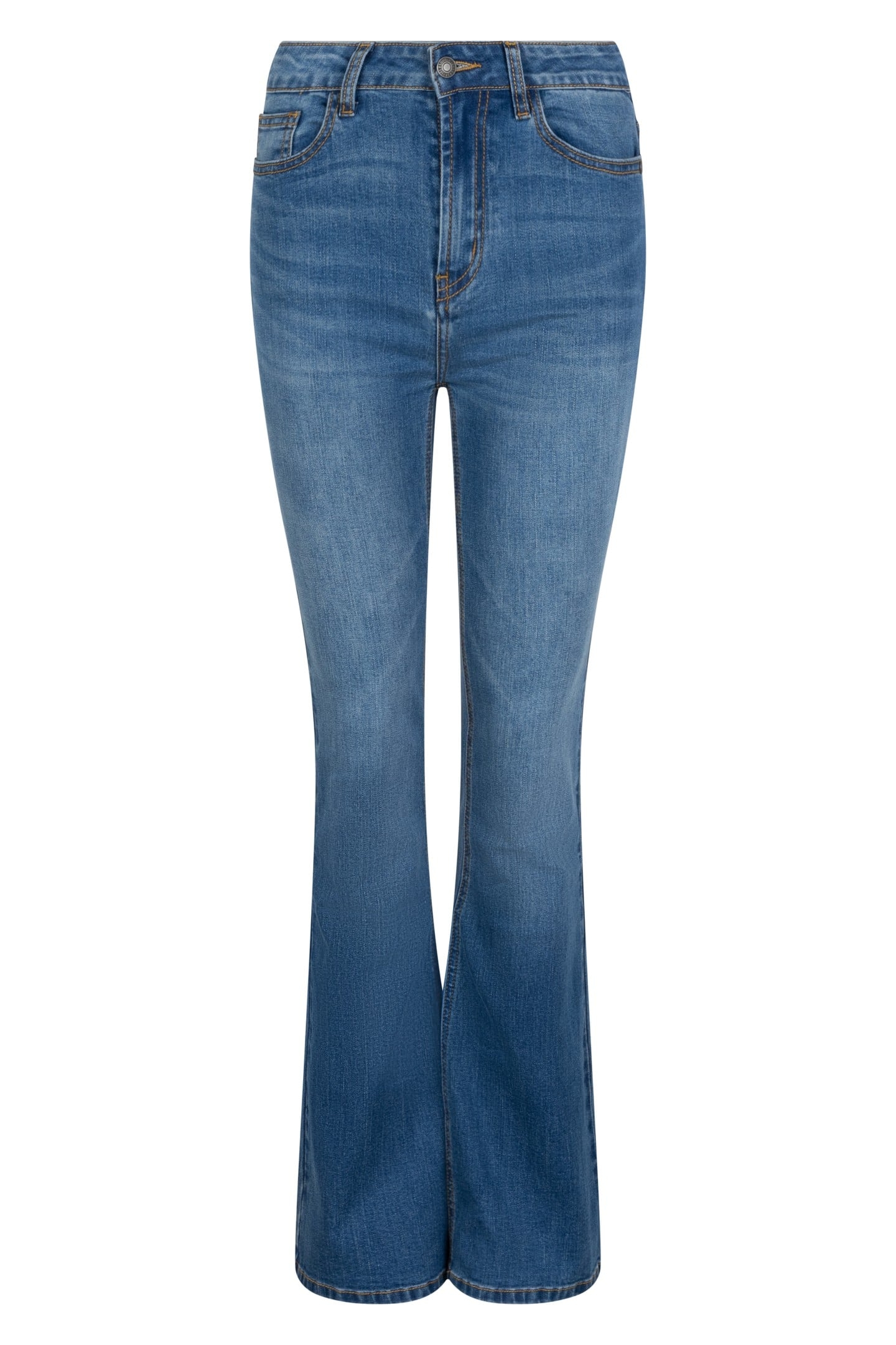 TROUSERS DENIM FLAIR BLUE 4