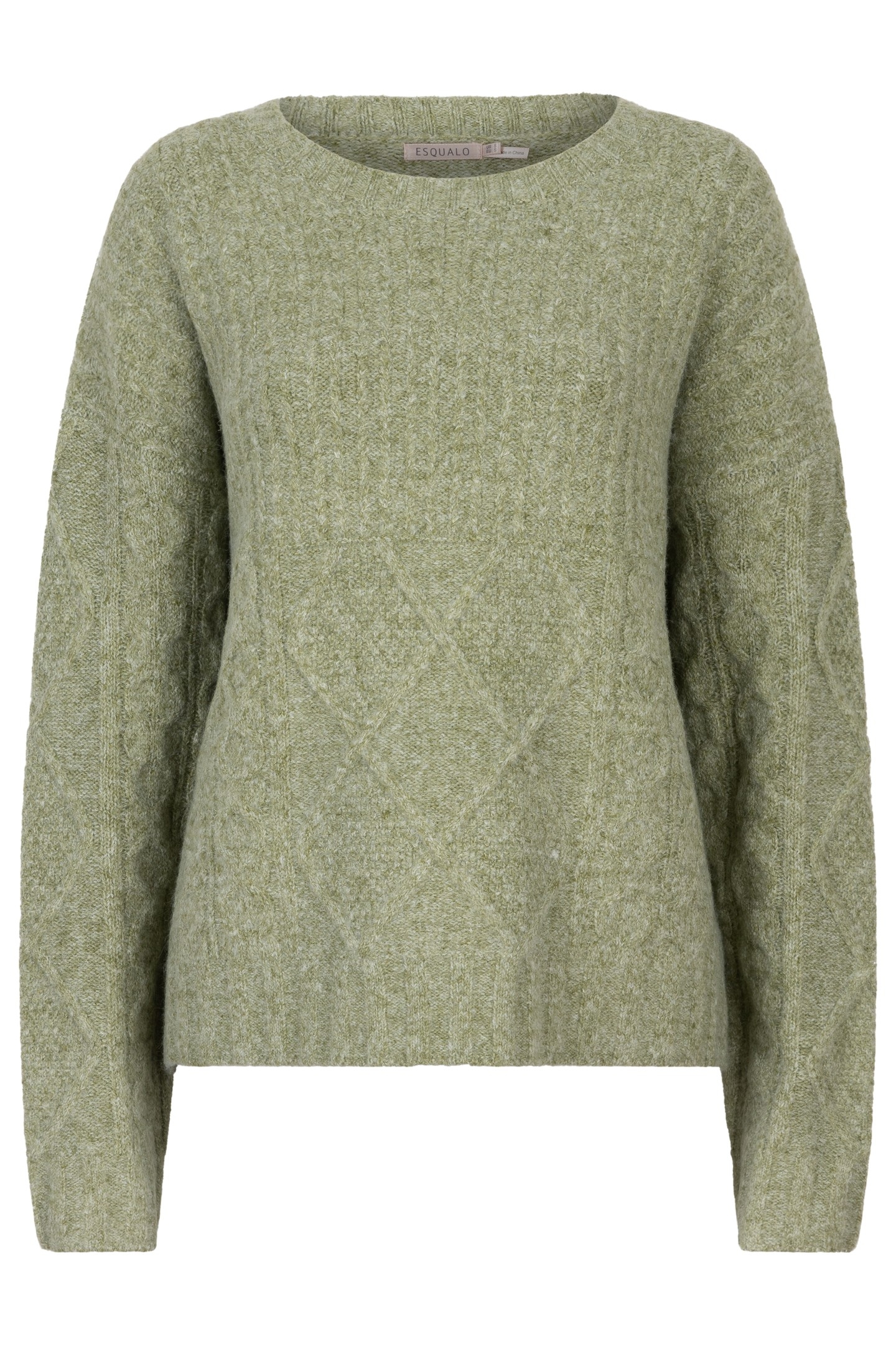 SWEATER MELANGE MOSS GREEN 4