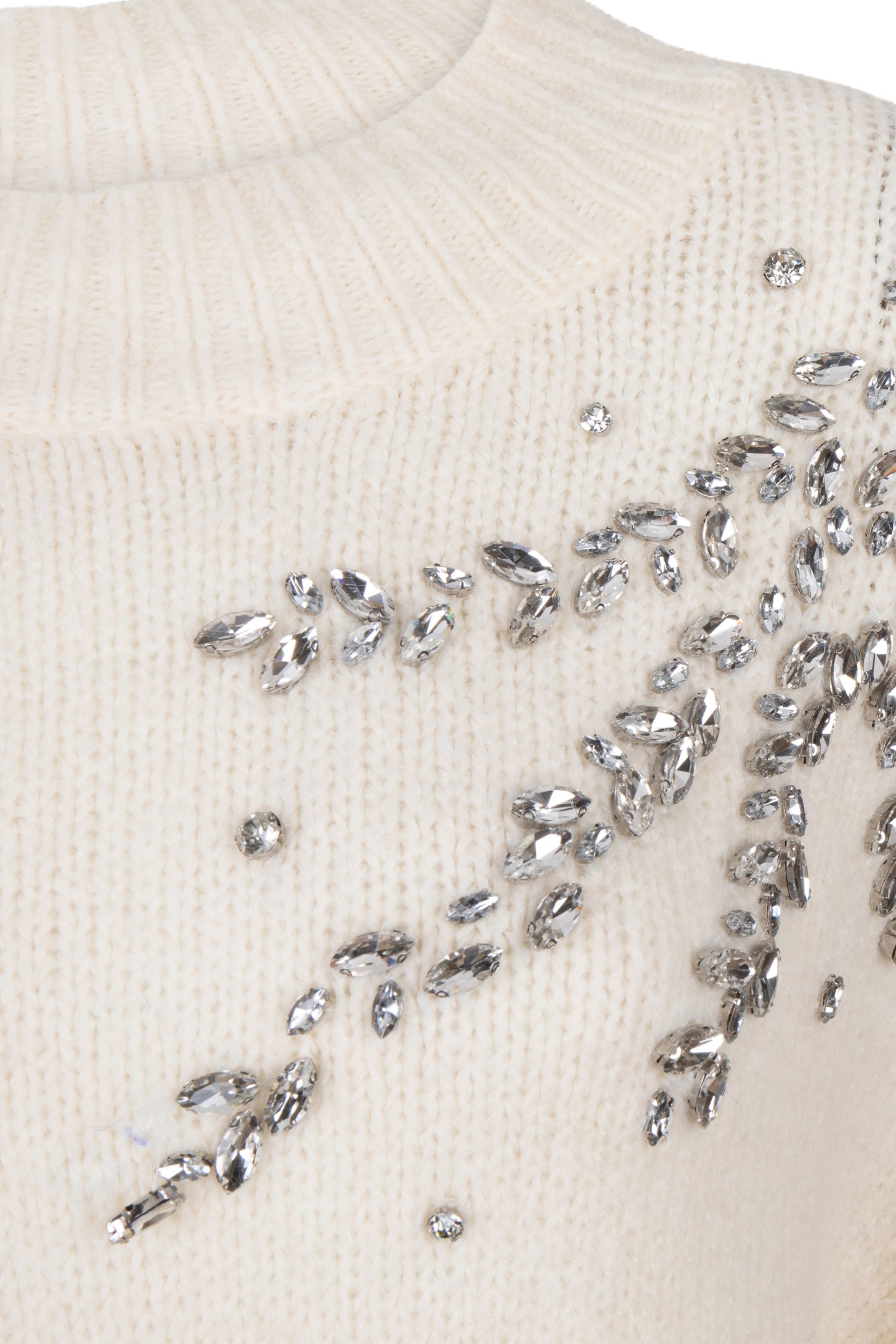 SWEATER BIG STONES OFF WHITE 7