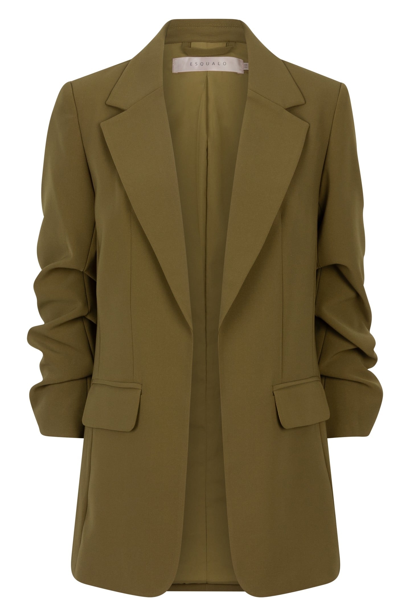 BLAZER GATHERED SLVE CITY MOSS GREEN 5