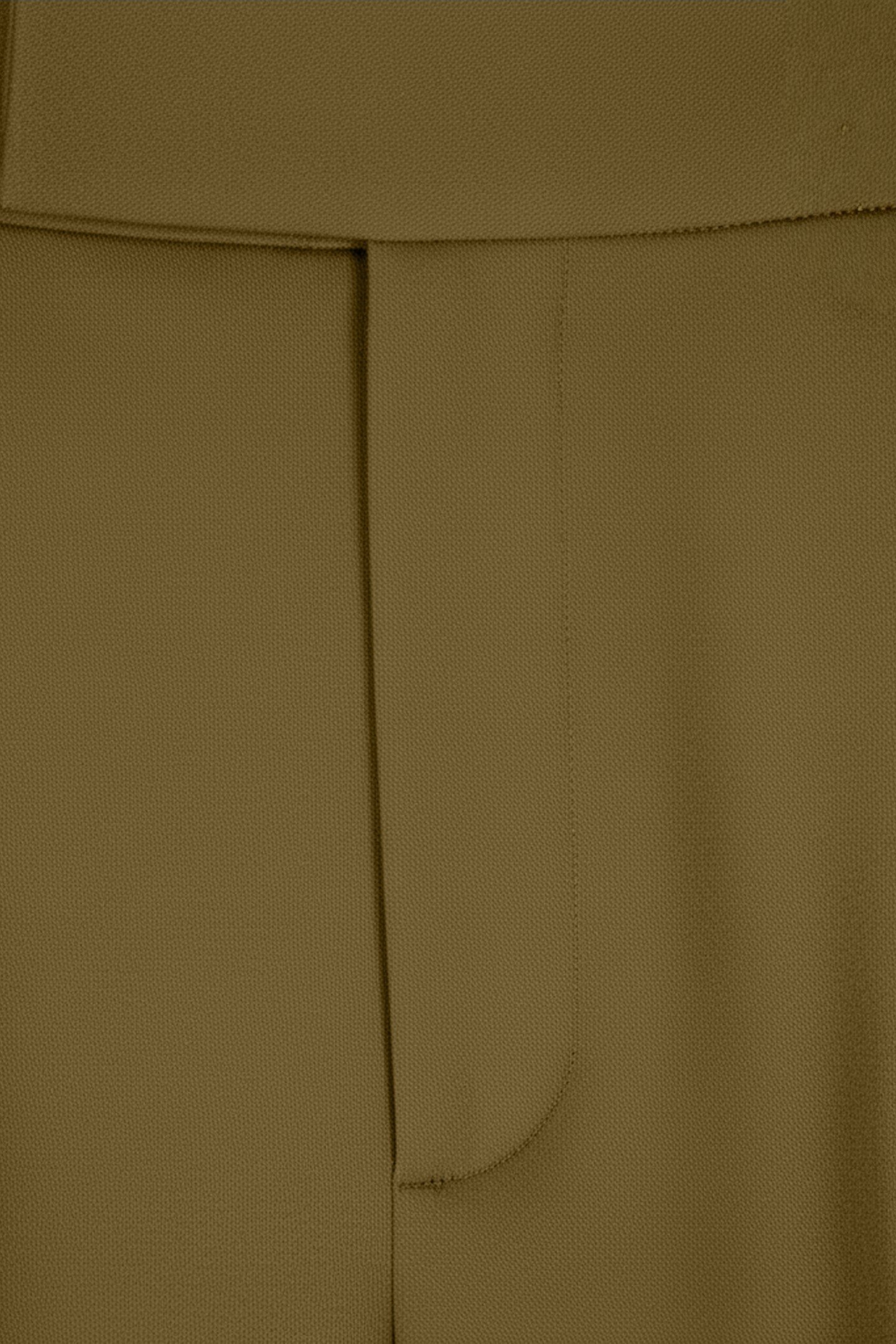 TROUSERS HIGH WAIST WIDE CITY MOSS GREEN 3