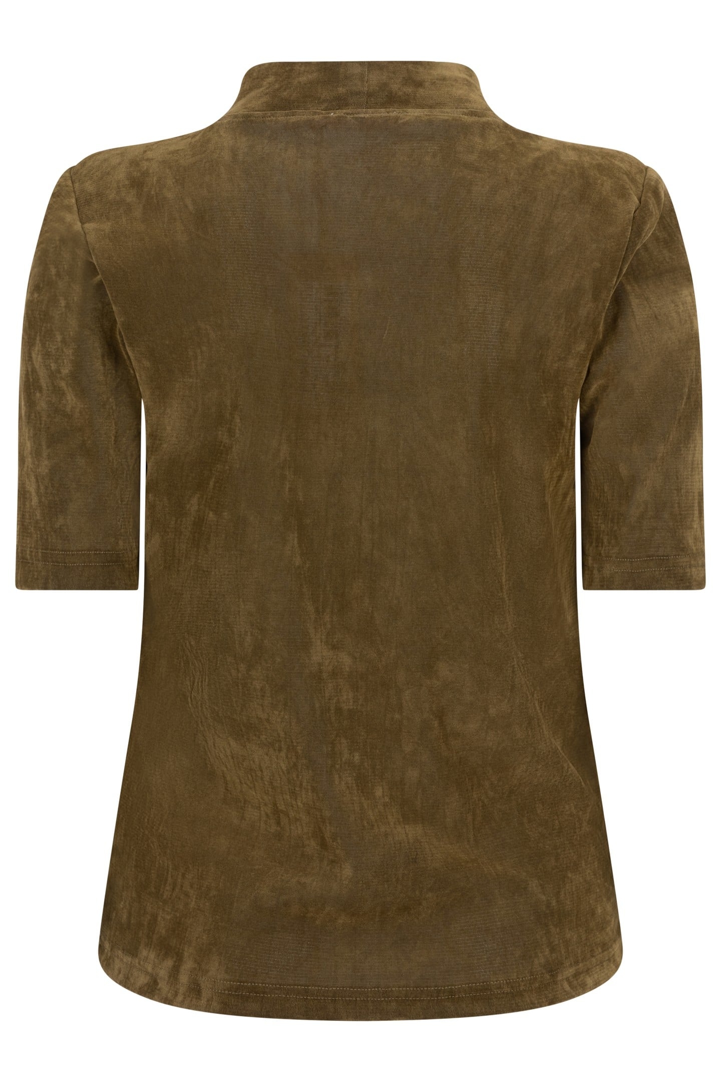 TOP TURTLE VELOURS STRETCH MOSS GREEN 7