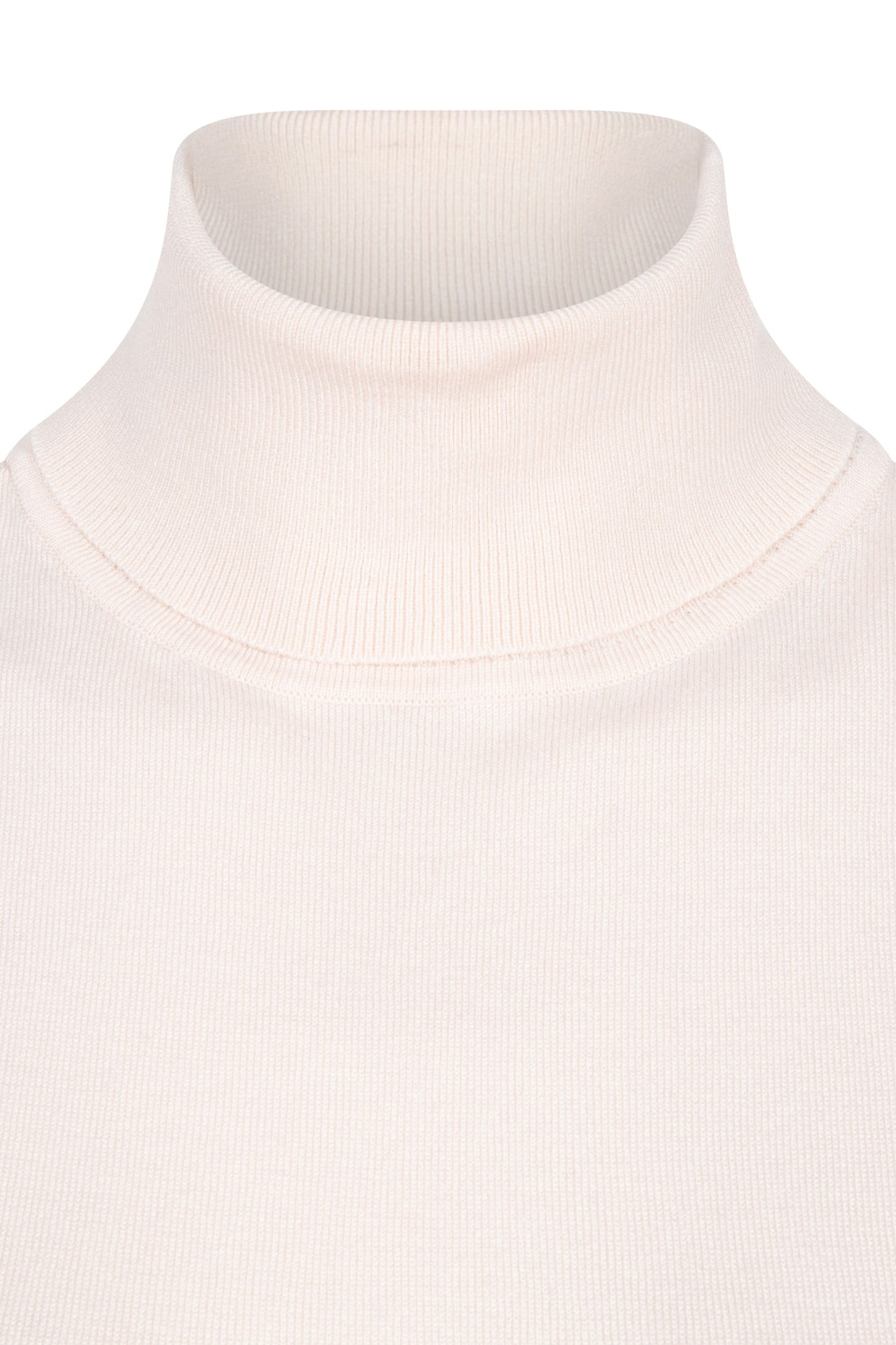 SWEATER SLV/LSS COL BASIC KNIT BEIGE 7