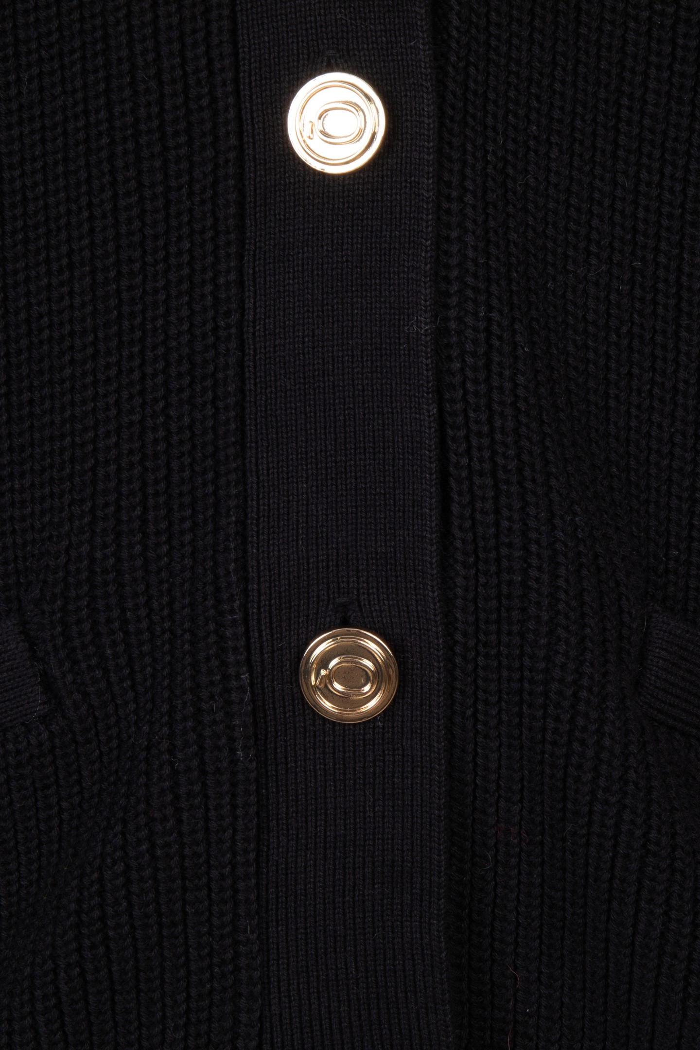 CARDIGAN V-NECK BUTTONED BLACK 7