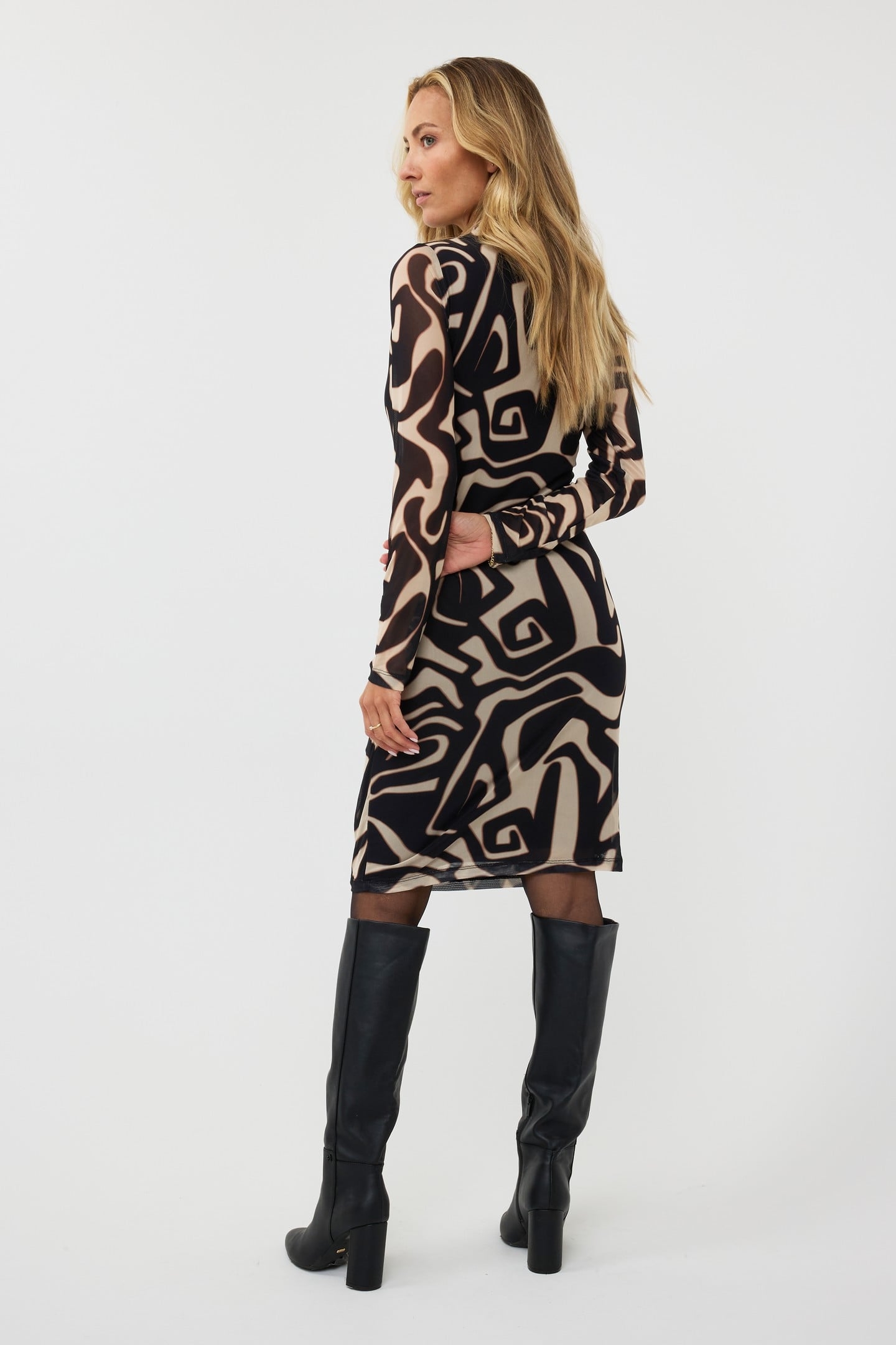 DRESS MESH HARMONY PRINT 3