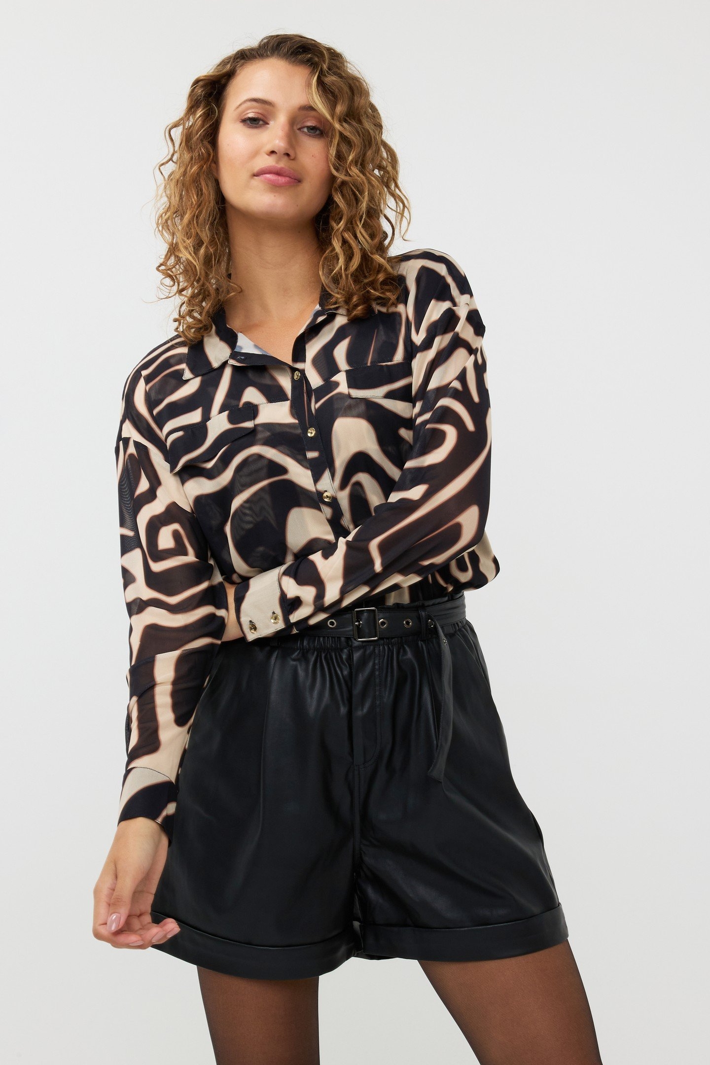 BLOUSE MESH HARMONY PRINT 1