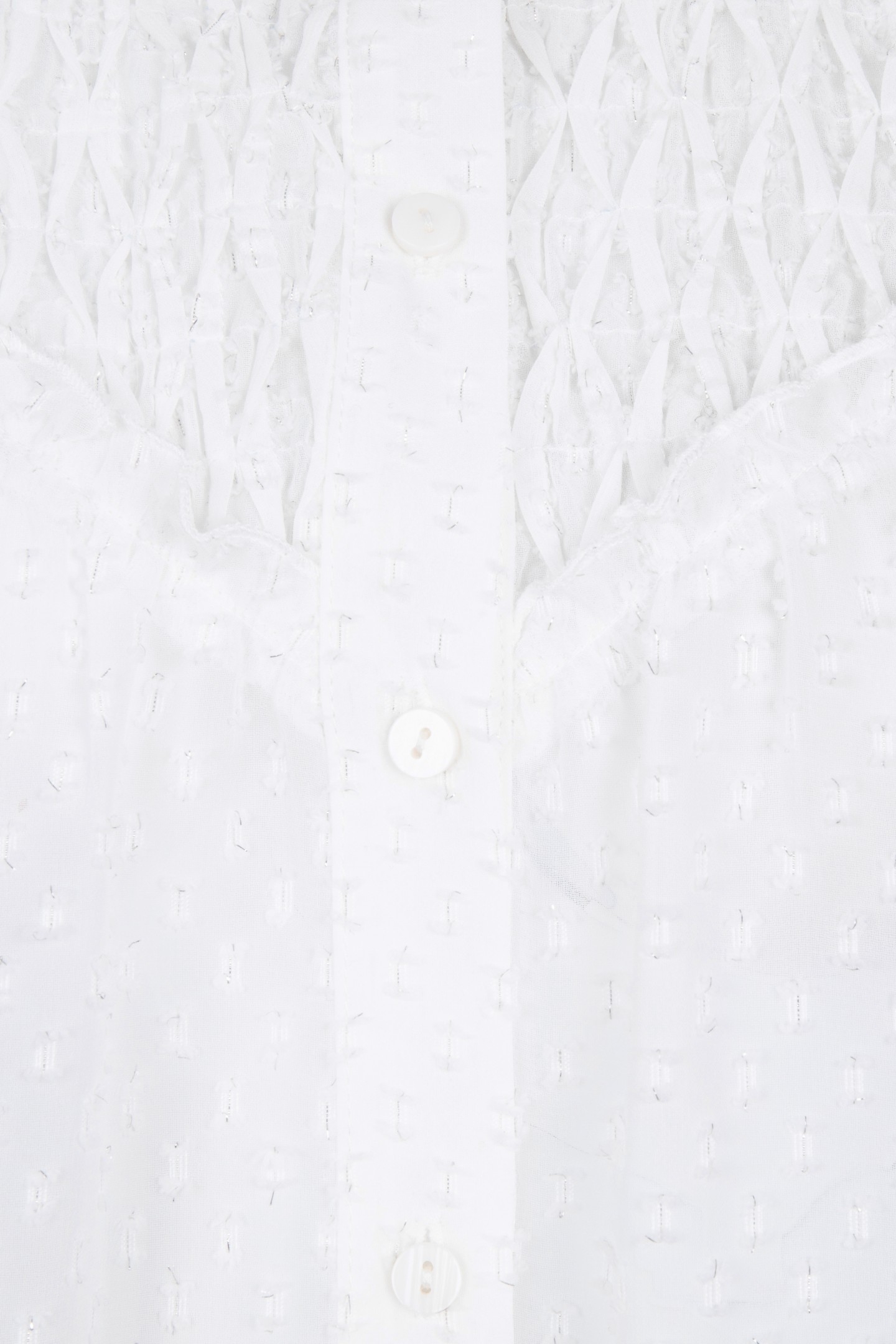 BLOUSE PLUMETIS SMOCK OFF WHITE 3