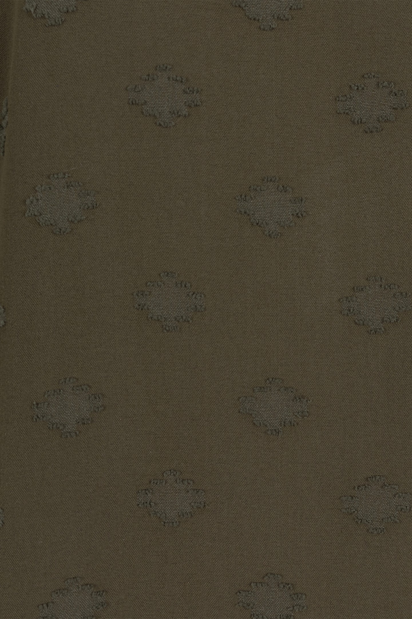 BLOUSE HIGH COLLAR PLUMETIS MOSS GREEN 6