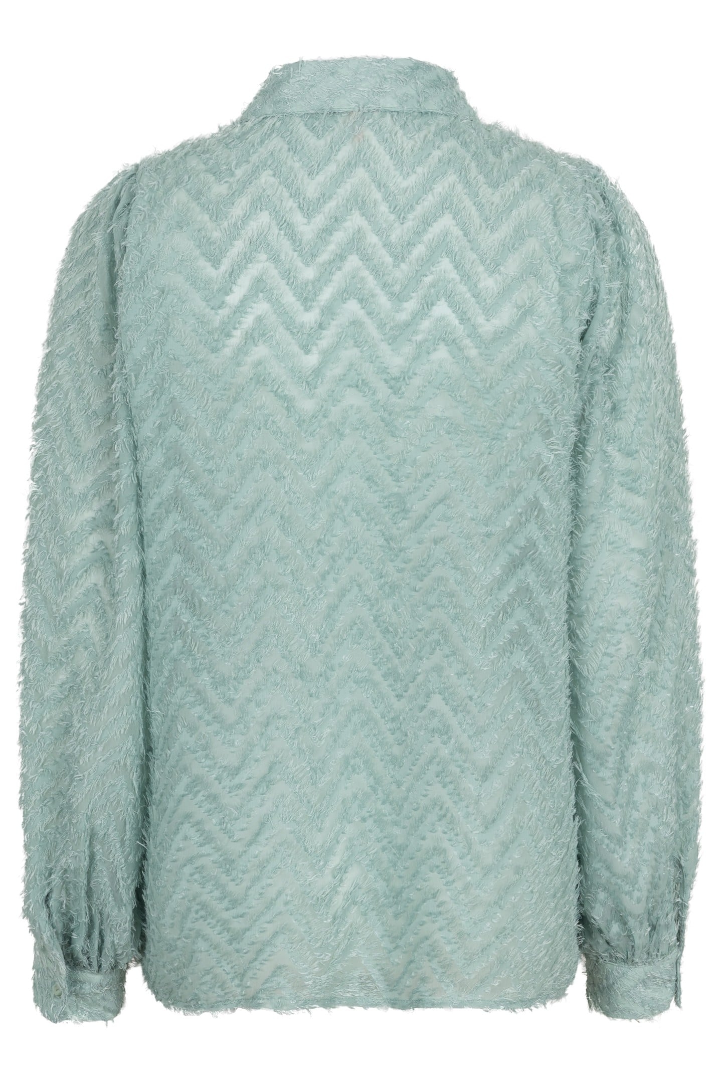 BLOUSE BASIC FLUFFY PLUMETIS JADE 5