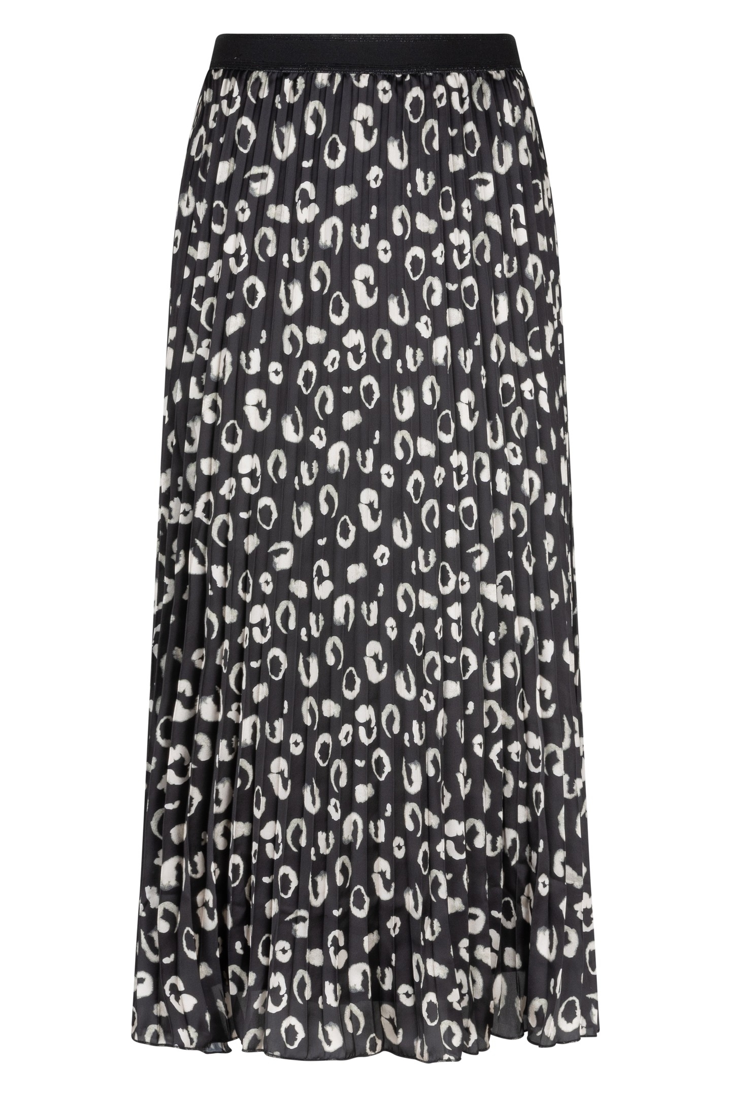 SKIRT PLISSE SATIN WILDERNESS PRINT 4