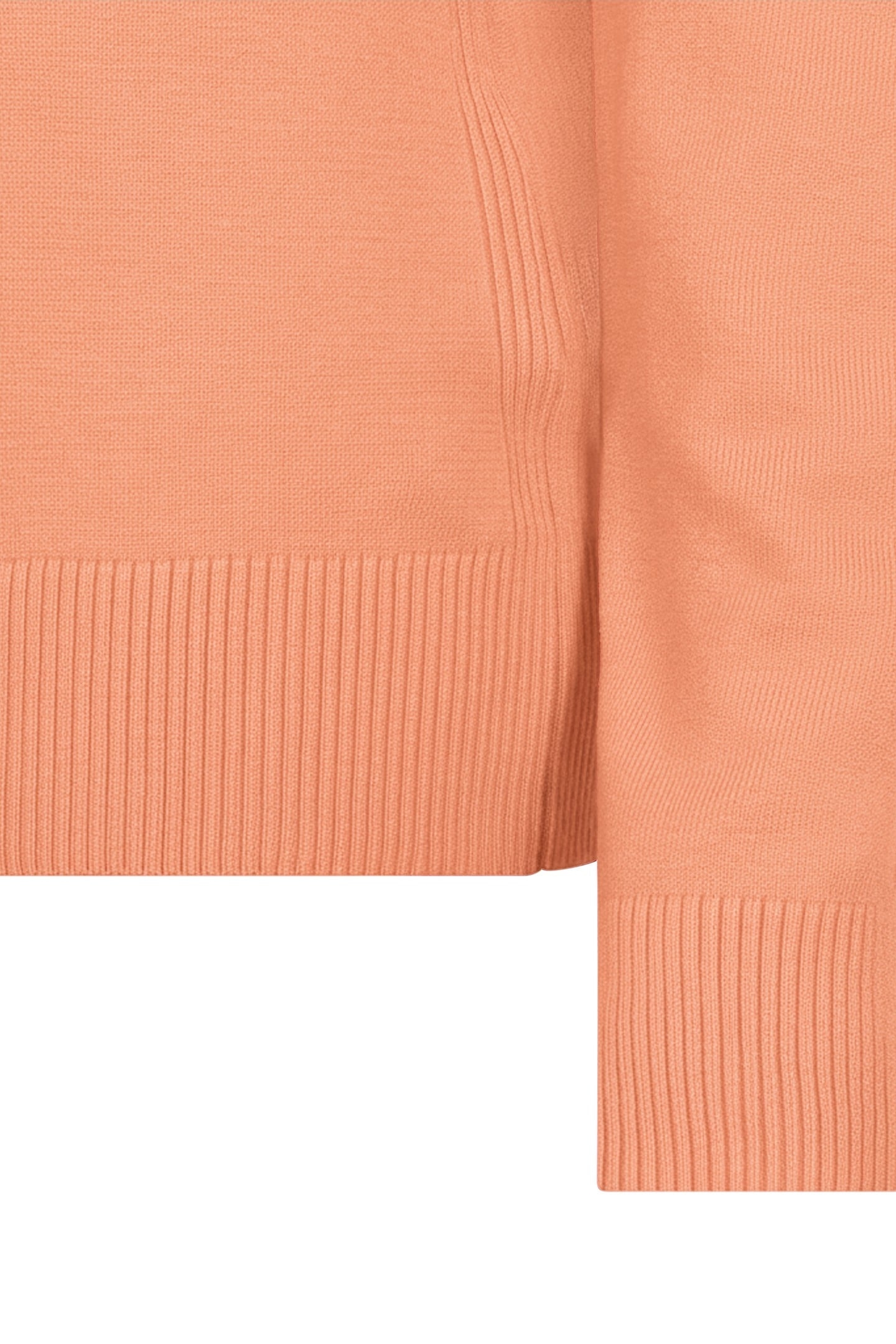 SWEATER COL BASIC KNIT AMBER GLOW 3
