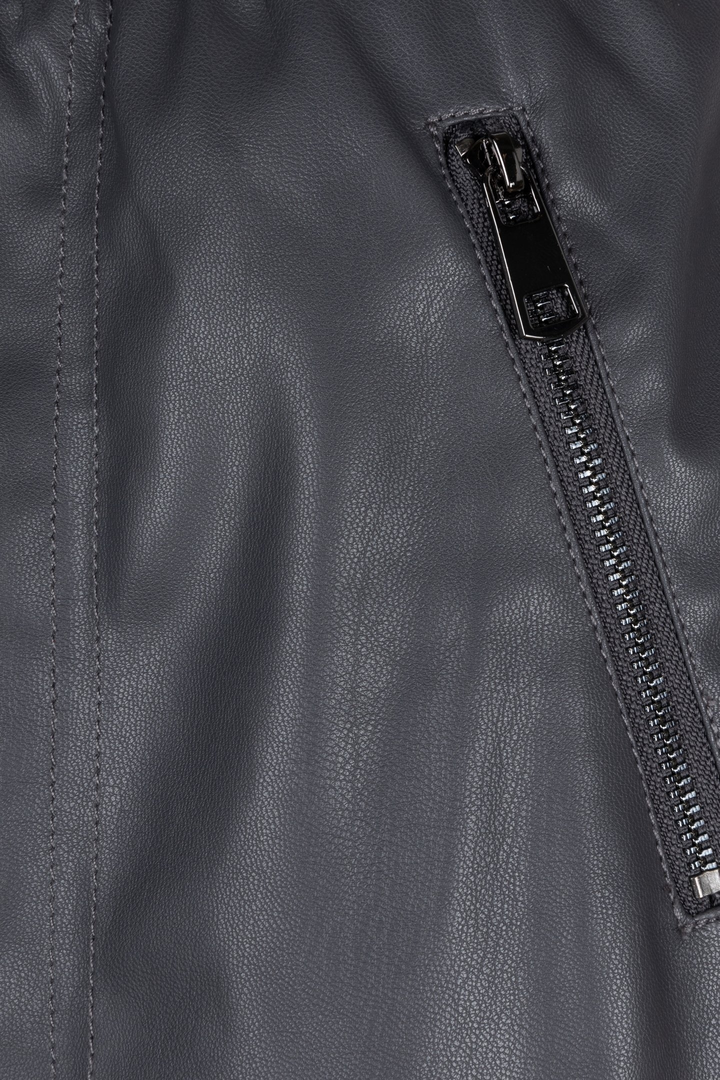 SKIRT SPORTY VEGAN LEATHER GREY 8