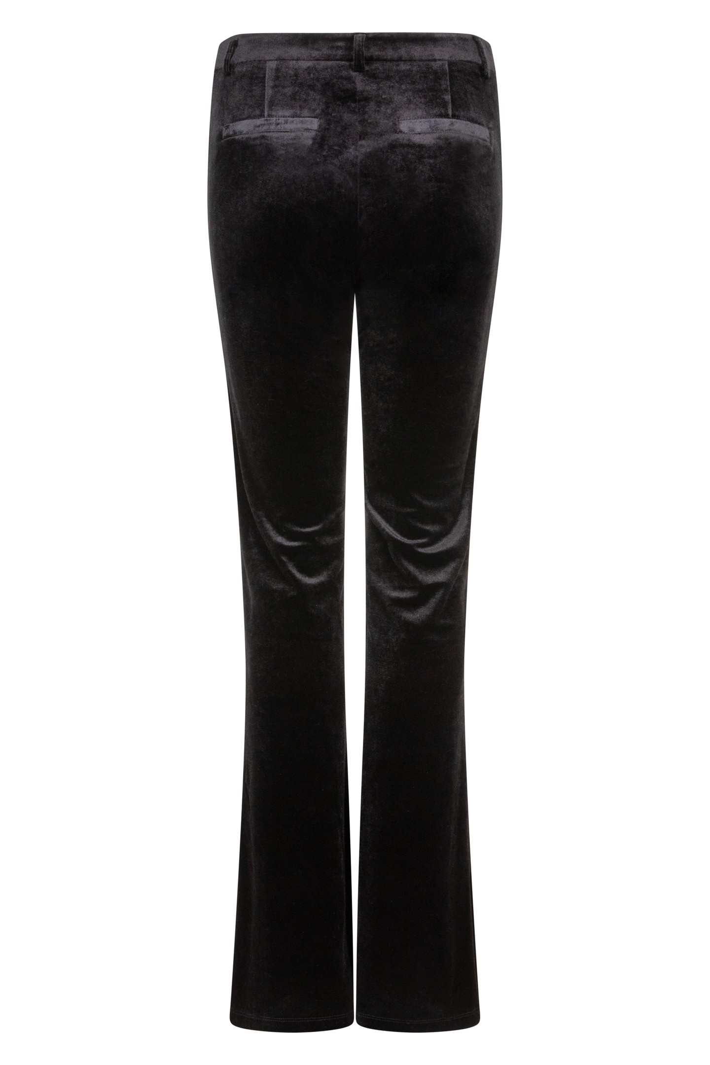 TROUSERS FLAIR VELOURS BLACK 5