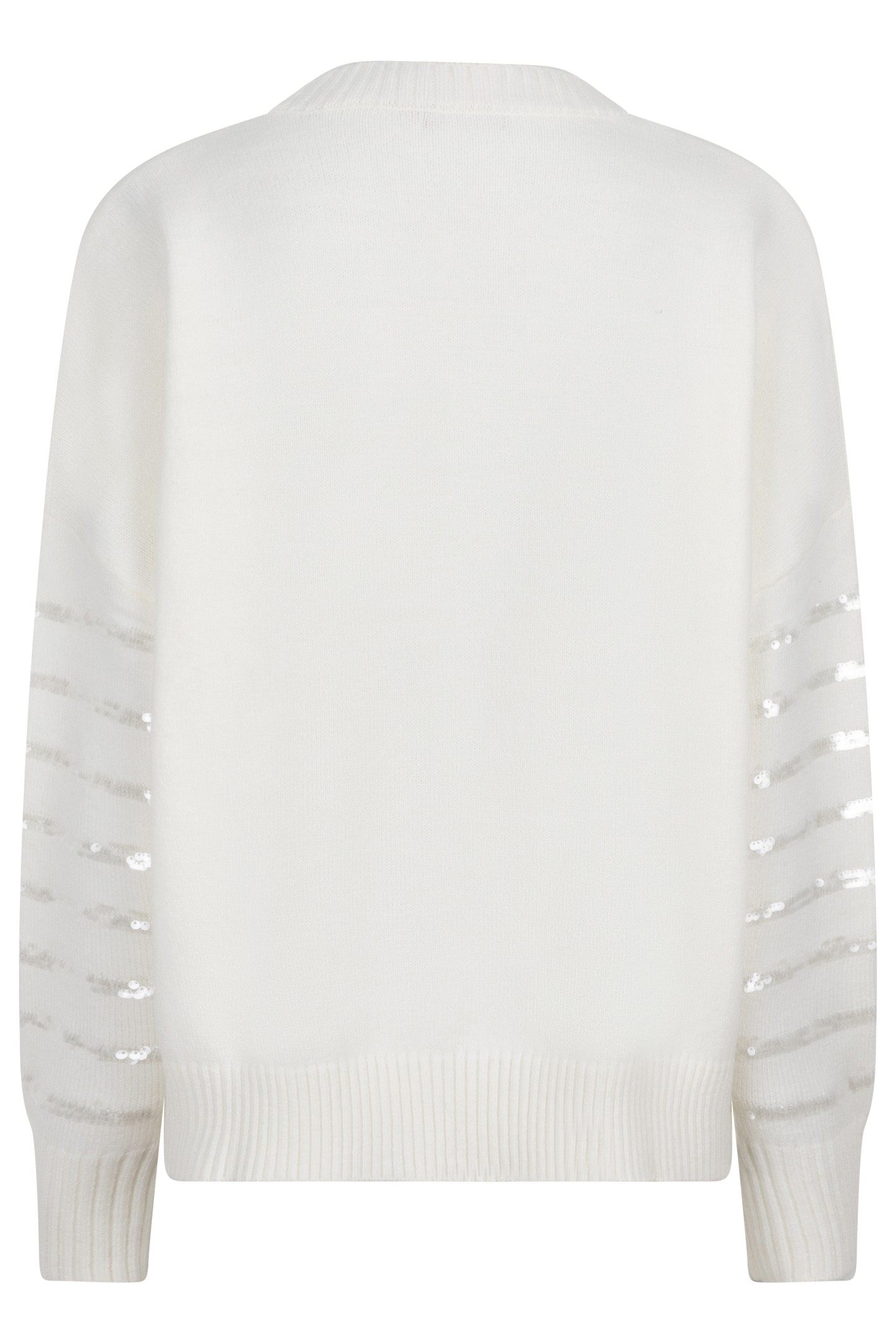 SWEATER STRIPED SEQUINS OFF WHITE 3