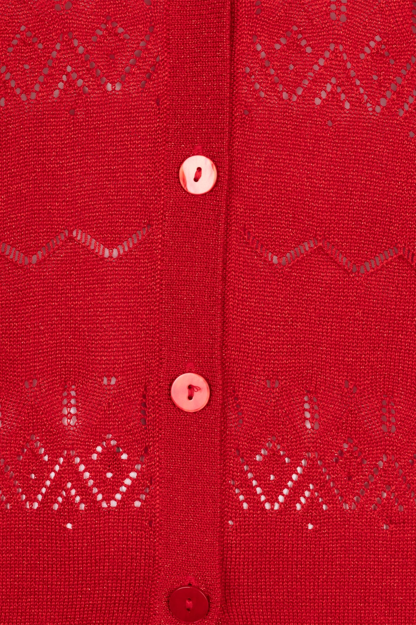 CARDIGAN S/SLV LUREX RED 7
