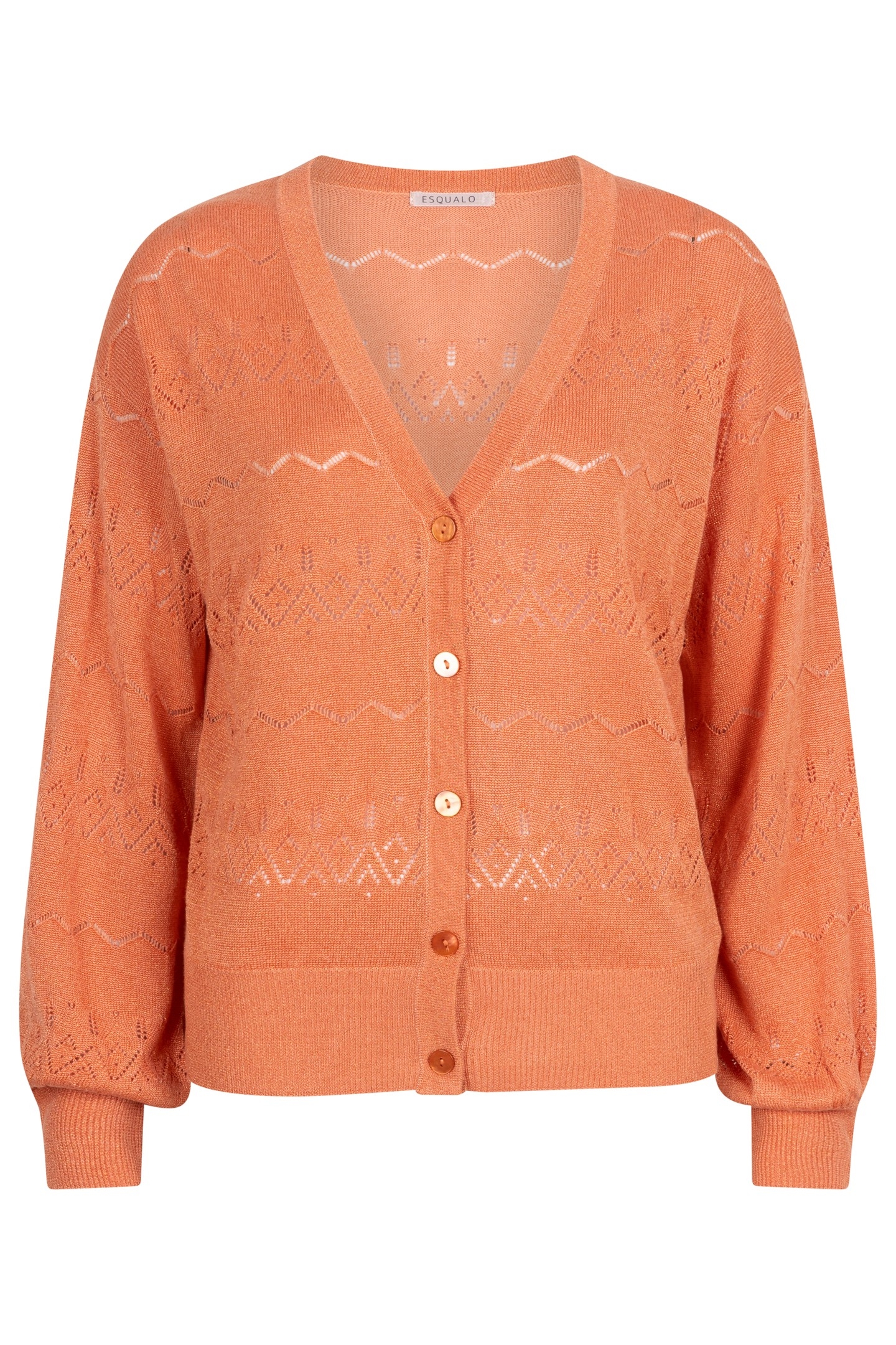 CARDIGAN S/SLV LUREX AMBER GLOW 4