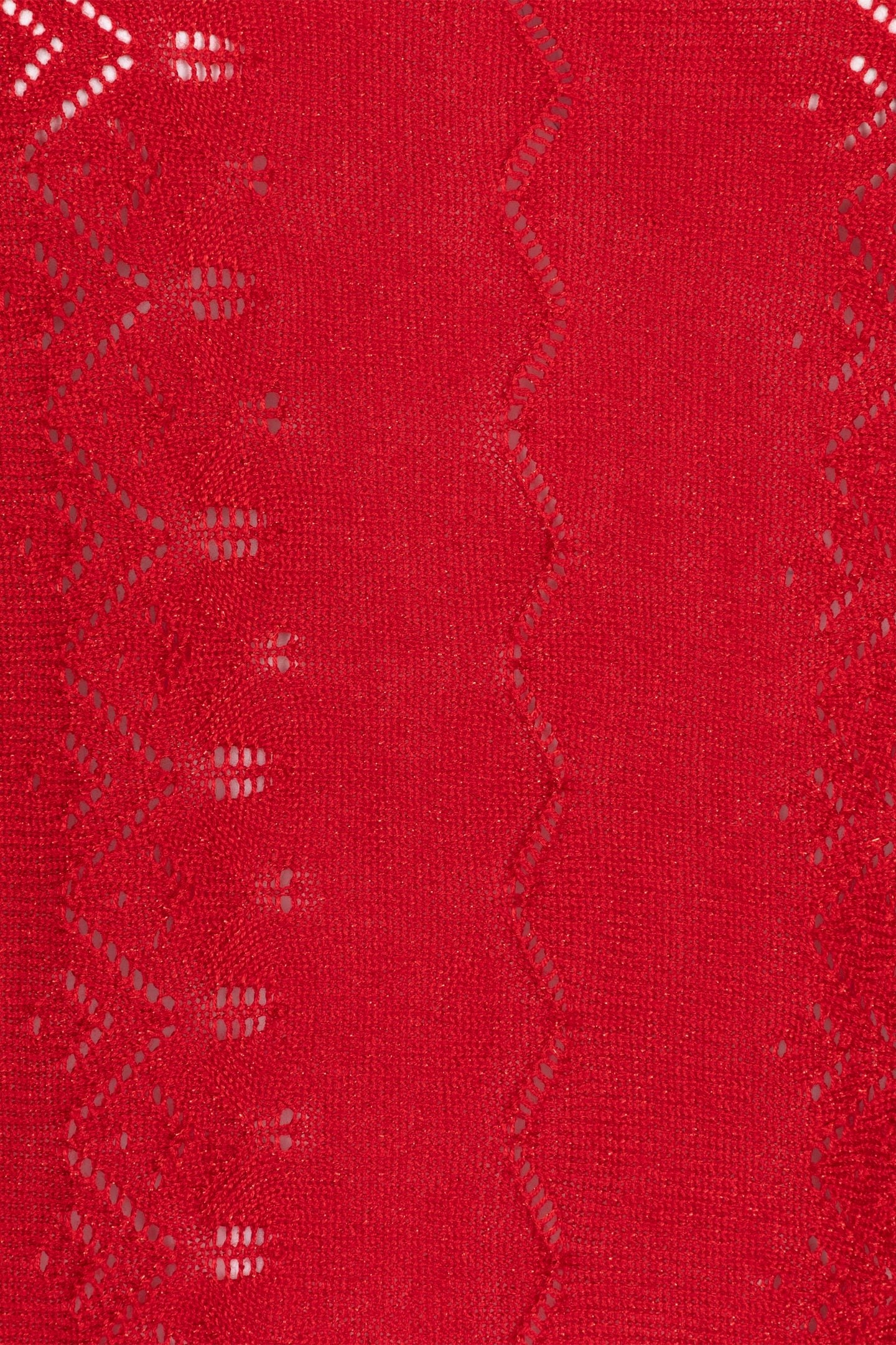 SWEATER BATWING LUREX RED 7