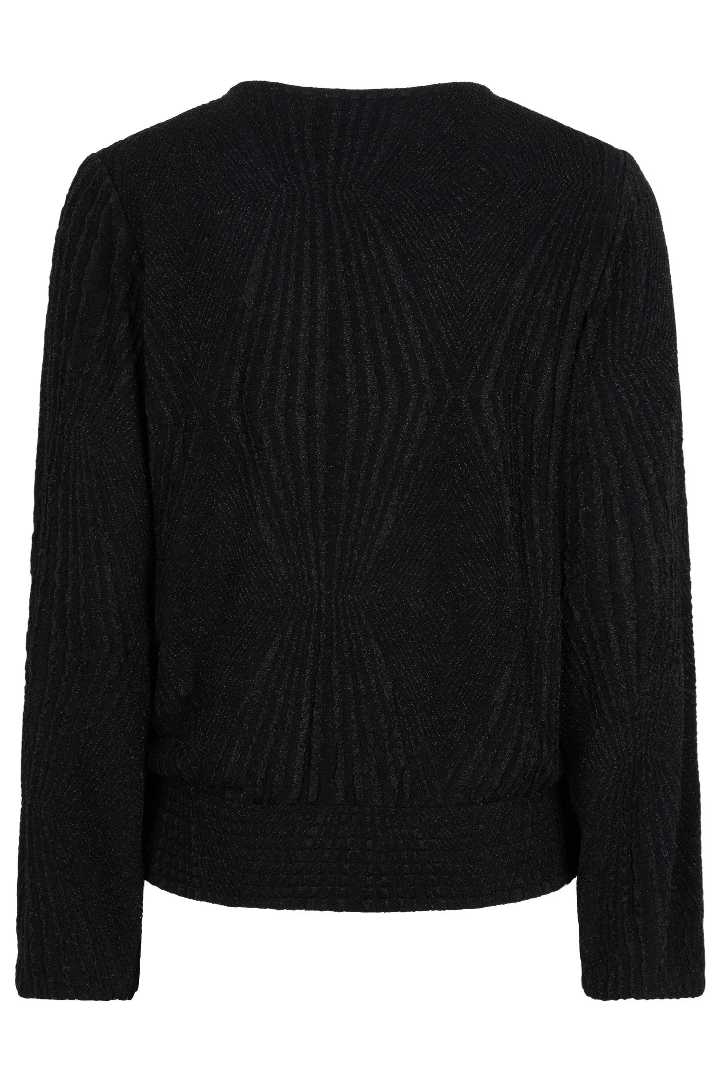 BLOUSE JACQUARD SJ BLACK 5