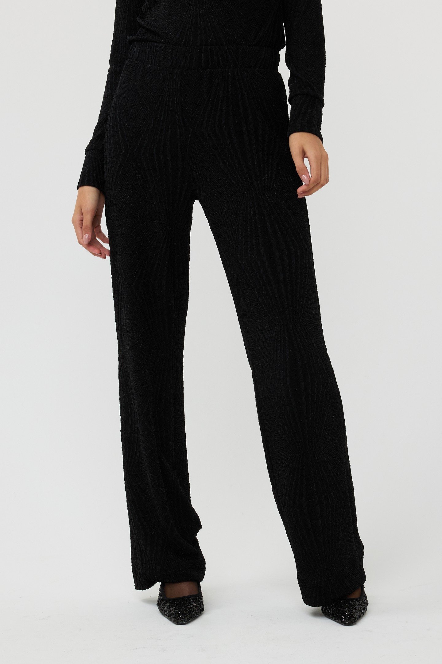 TROUSERS JACQUARD SJ BLACK 5